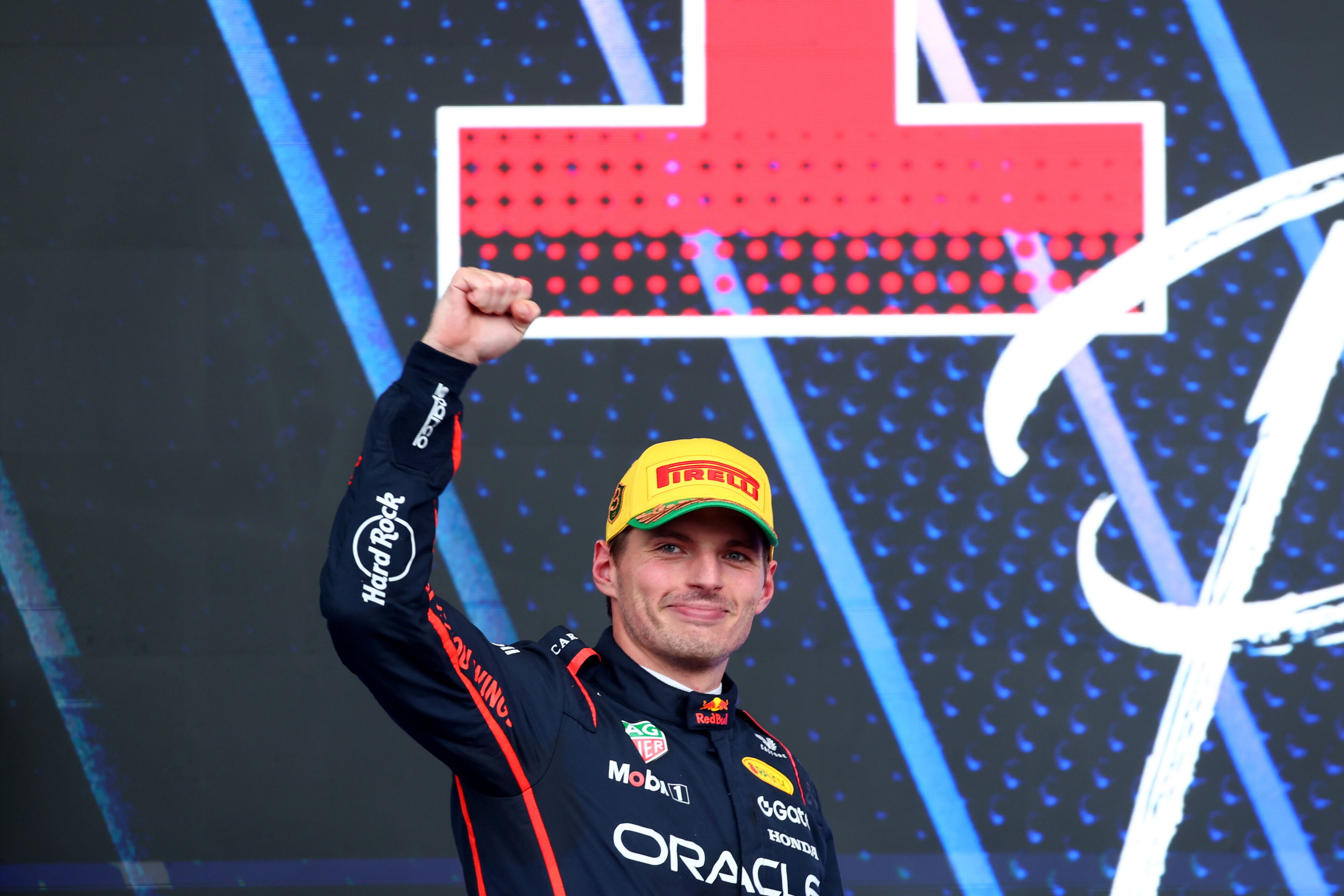 Verstappen Brazil podium