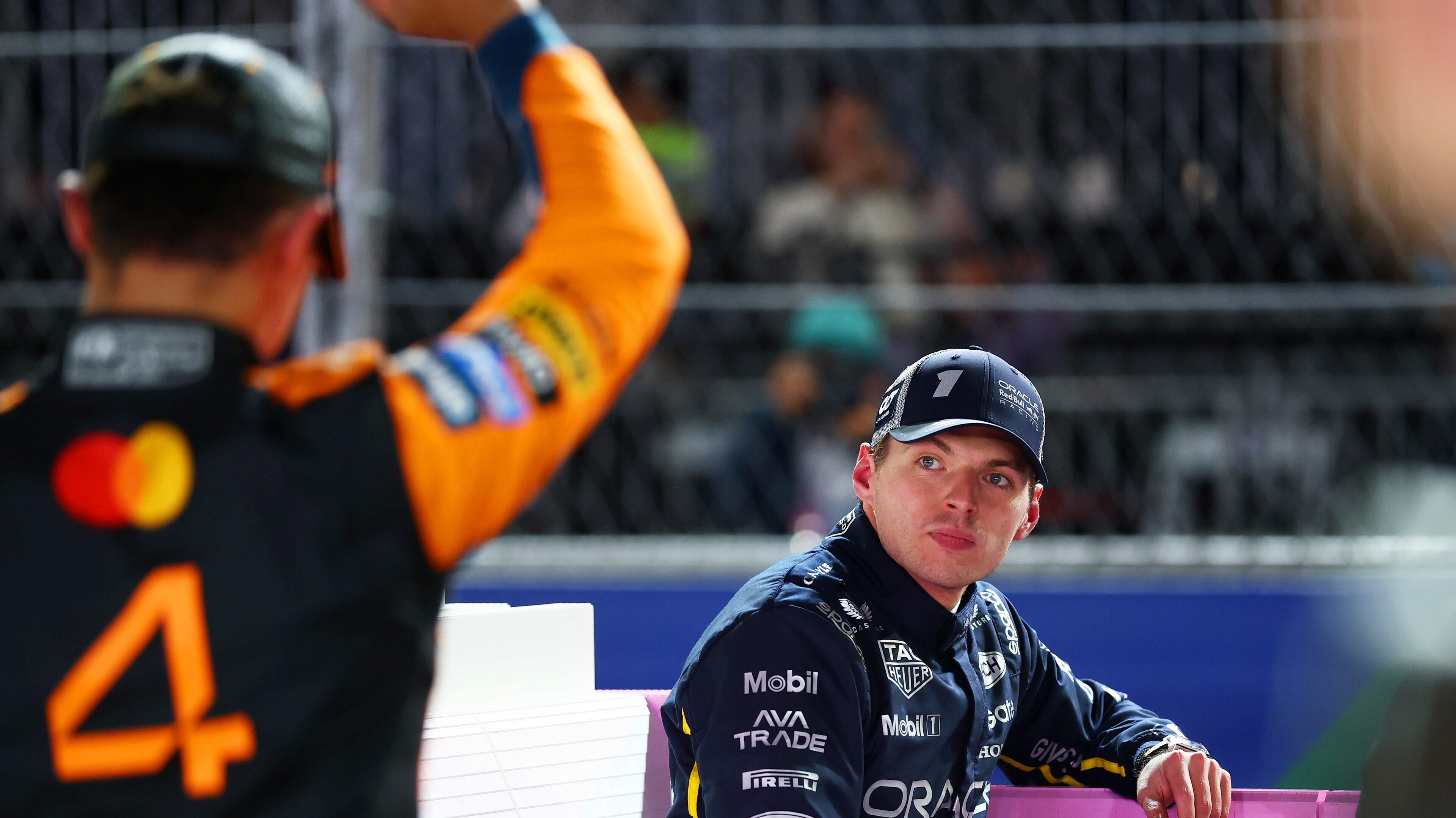 Norris Verstappen Las Vegas Post race