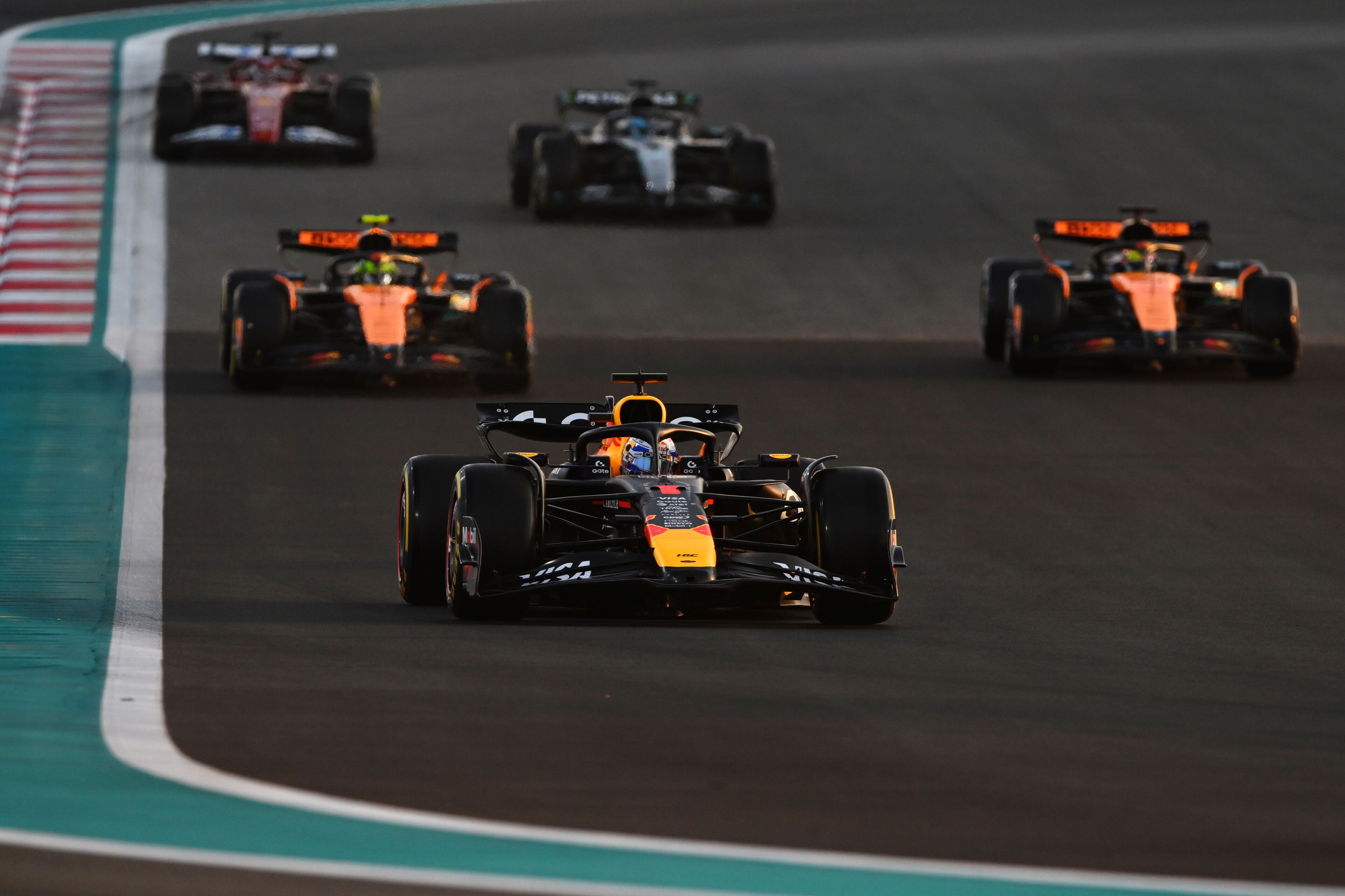 Verstappen Norris Piastri Abu Dhabi
