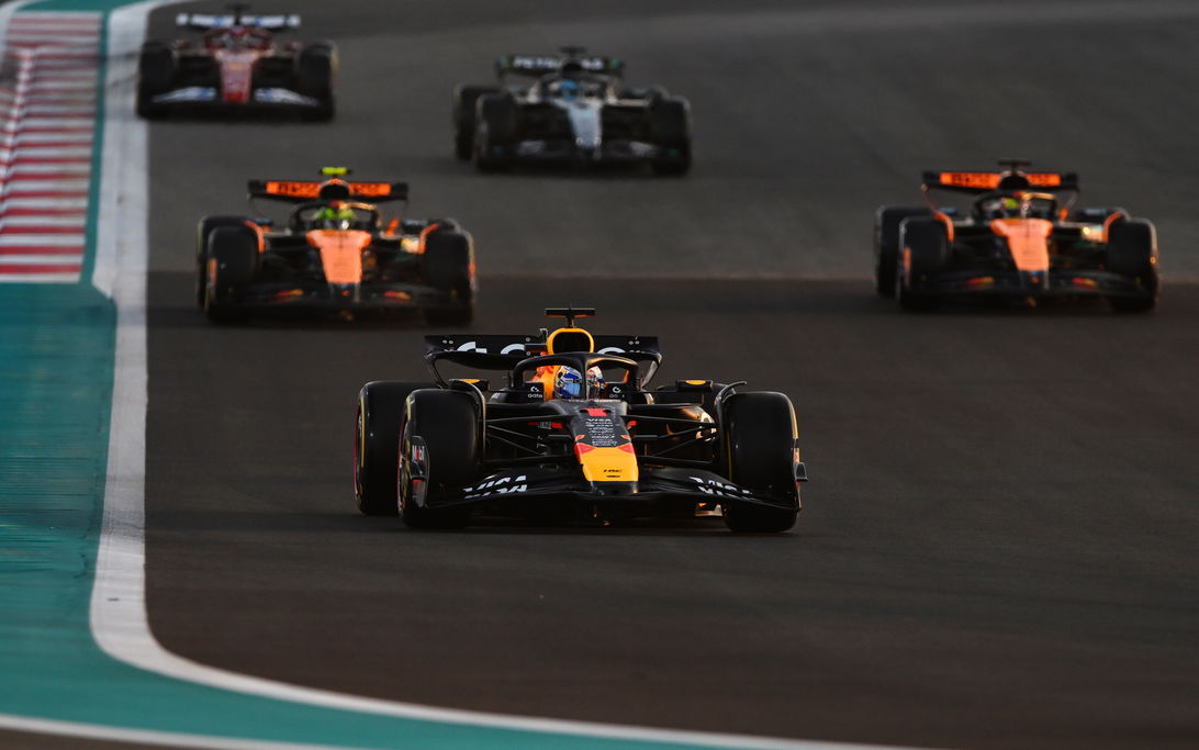 Verstappen Norris Piastri Abu Dhabi