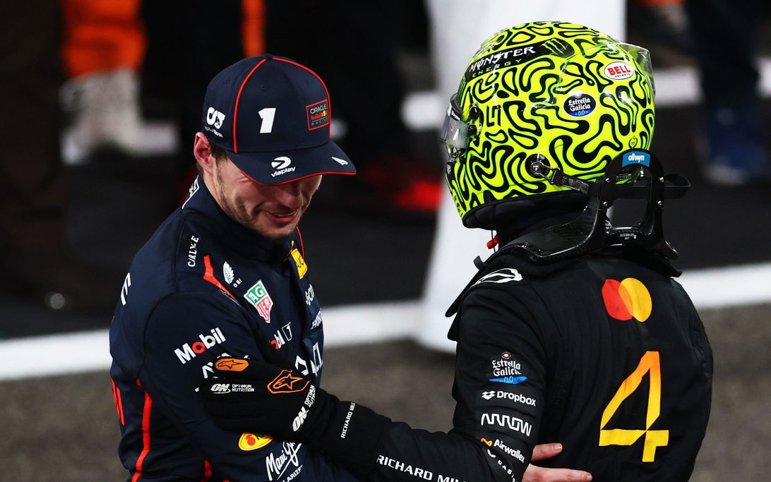 Verstappen Norris Abu Dhabi race