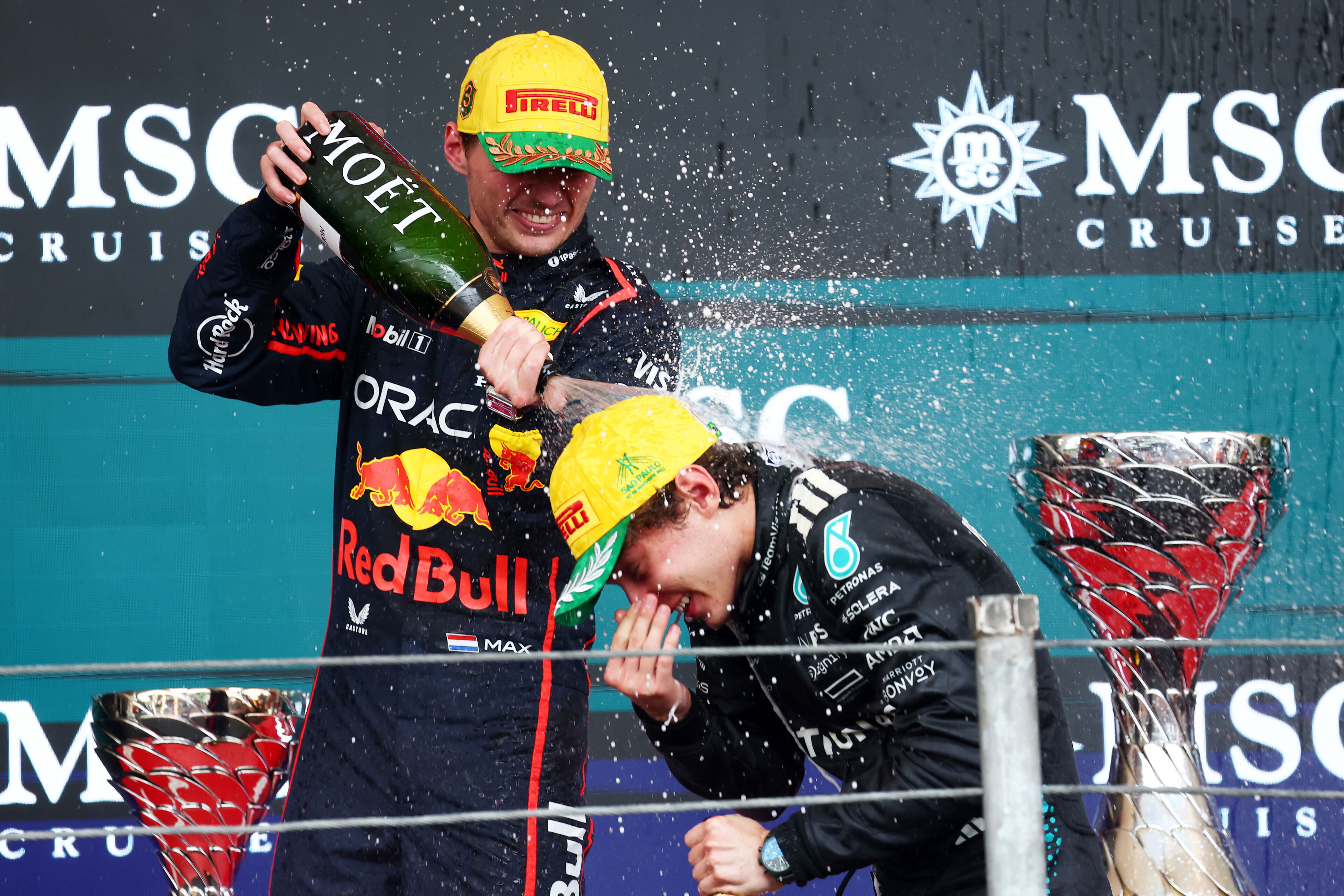 Verstappen Antonelli podium