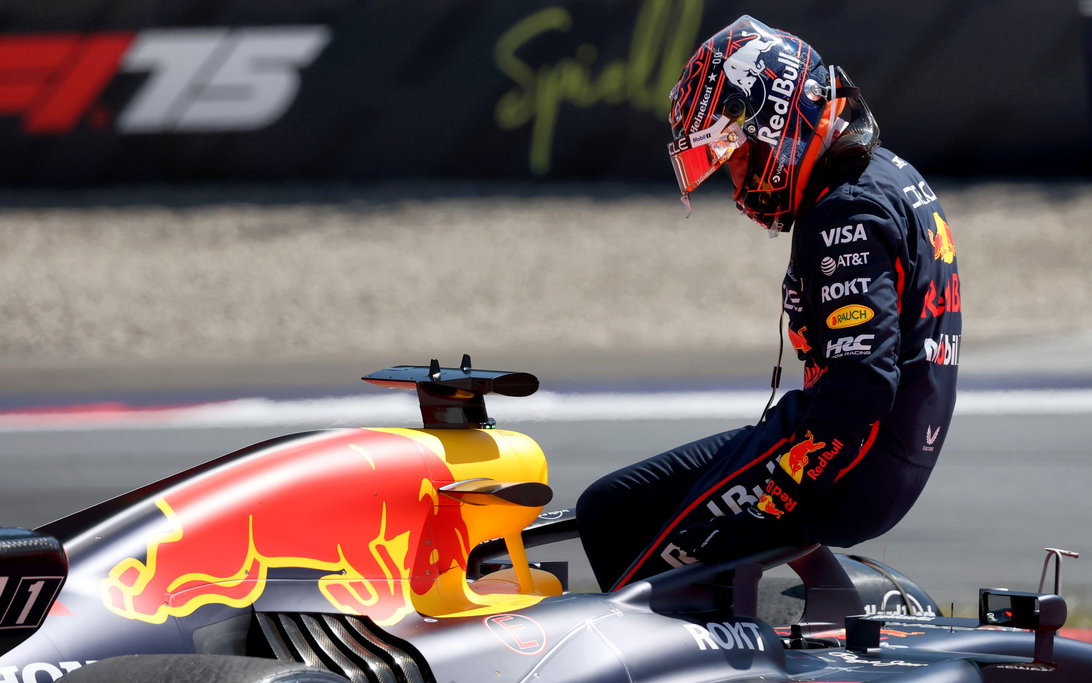 Verstappen Austria crash