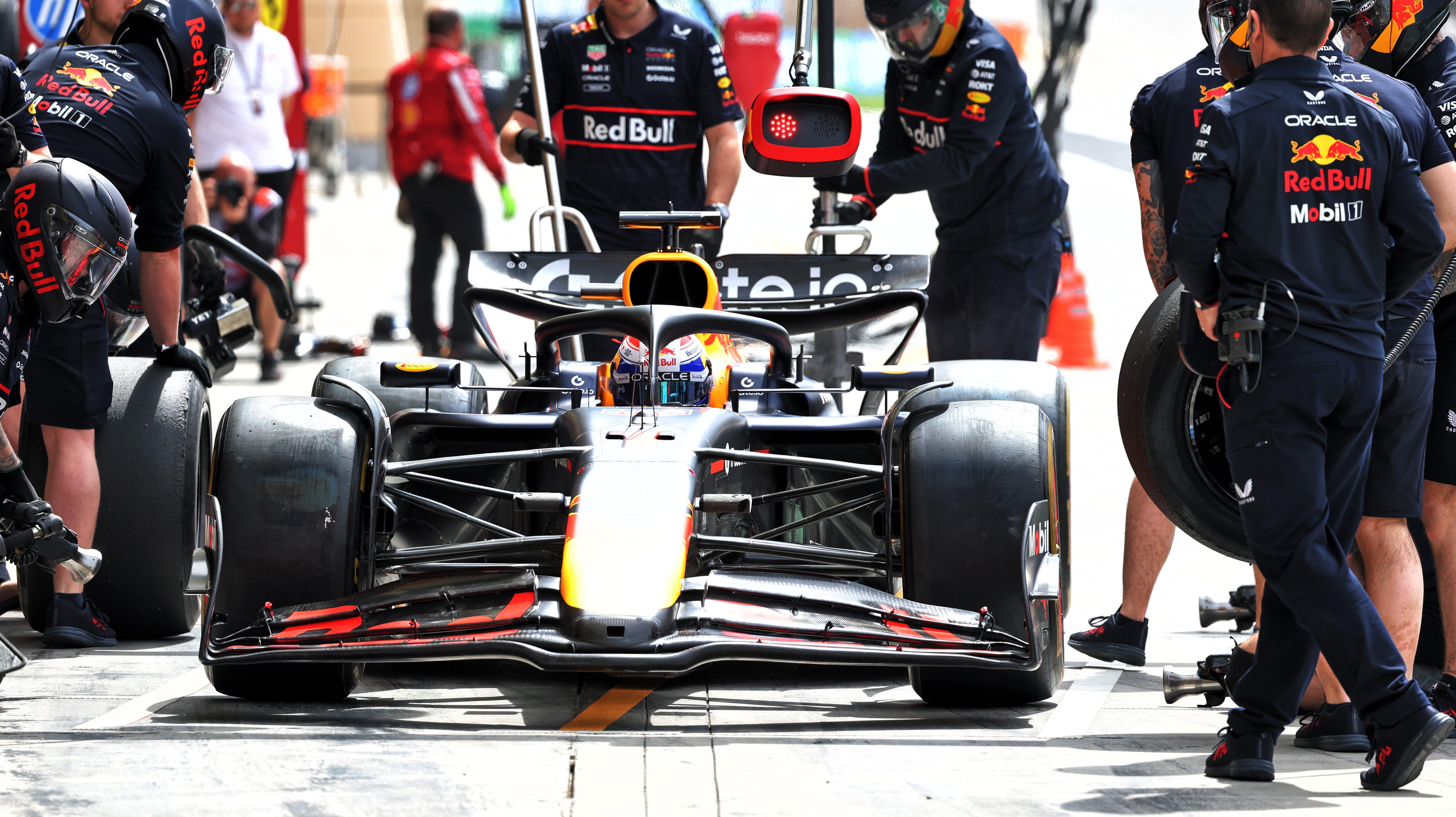 Verstappen Bahrain test new nose