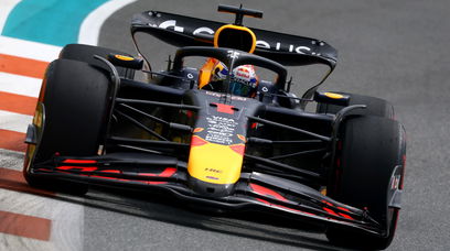 Verstappen GP Miami outlap