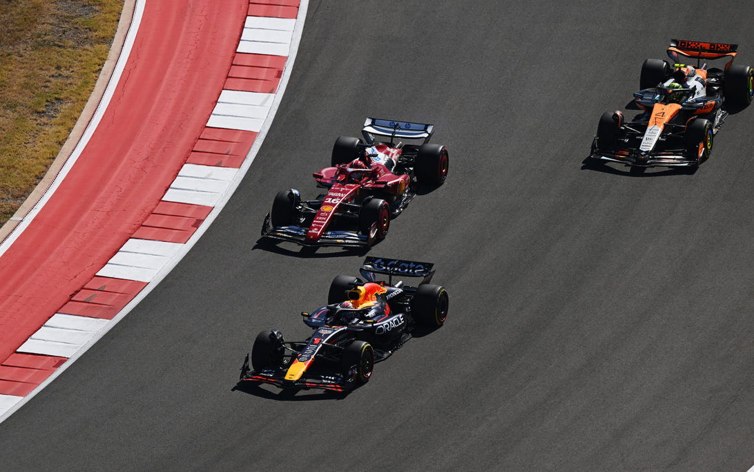 Verstappen Leclerc Norris Austin