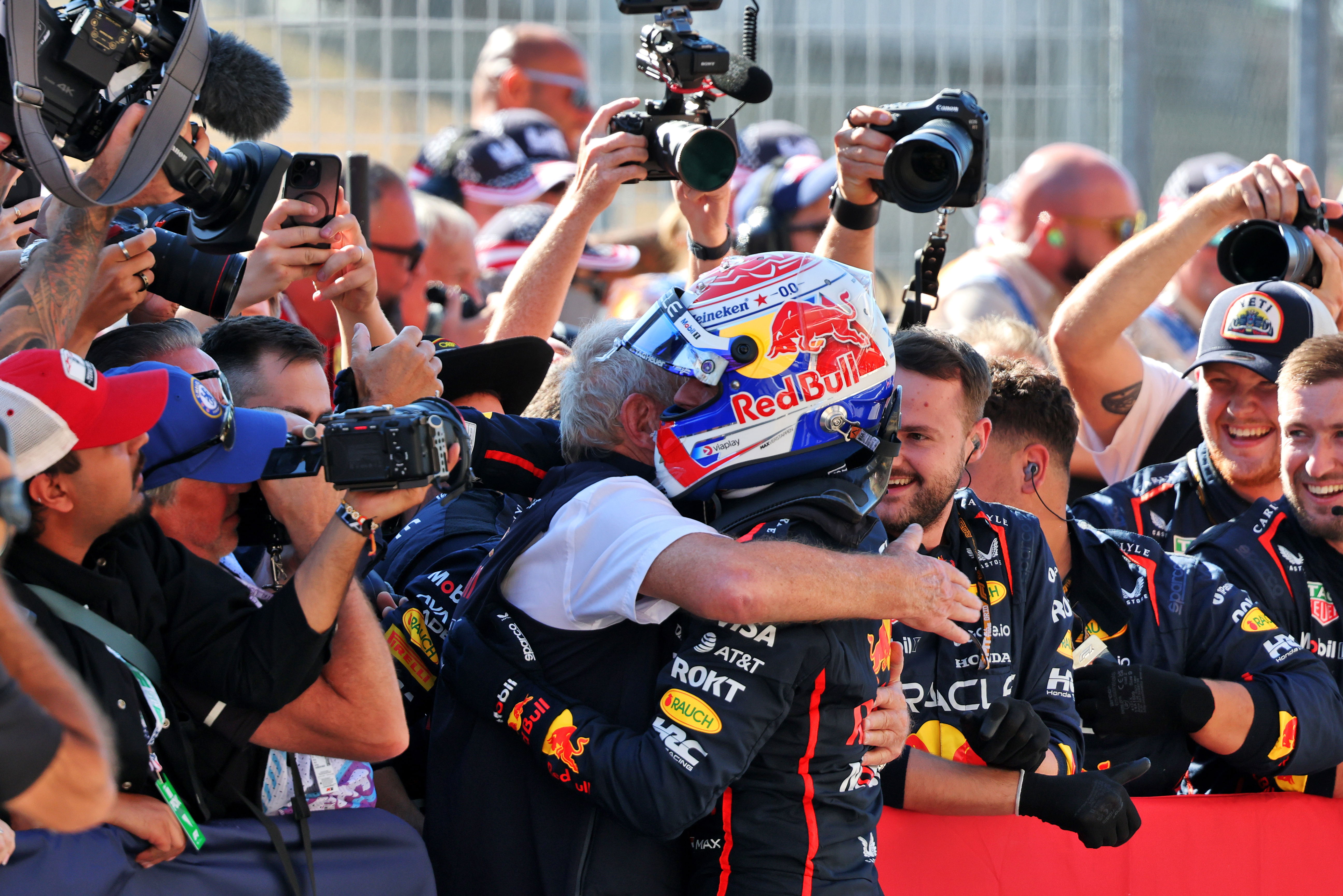 Verstappen Marko Austin win