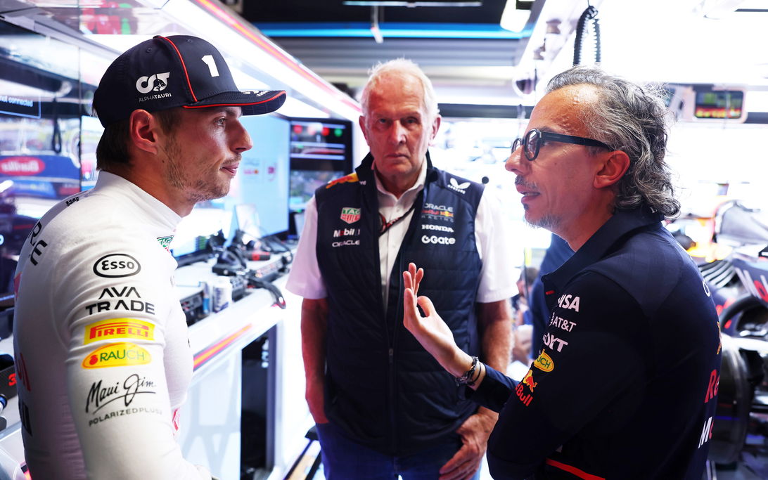 Verstappen Mekies Marko Monza