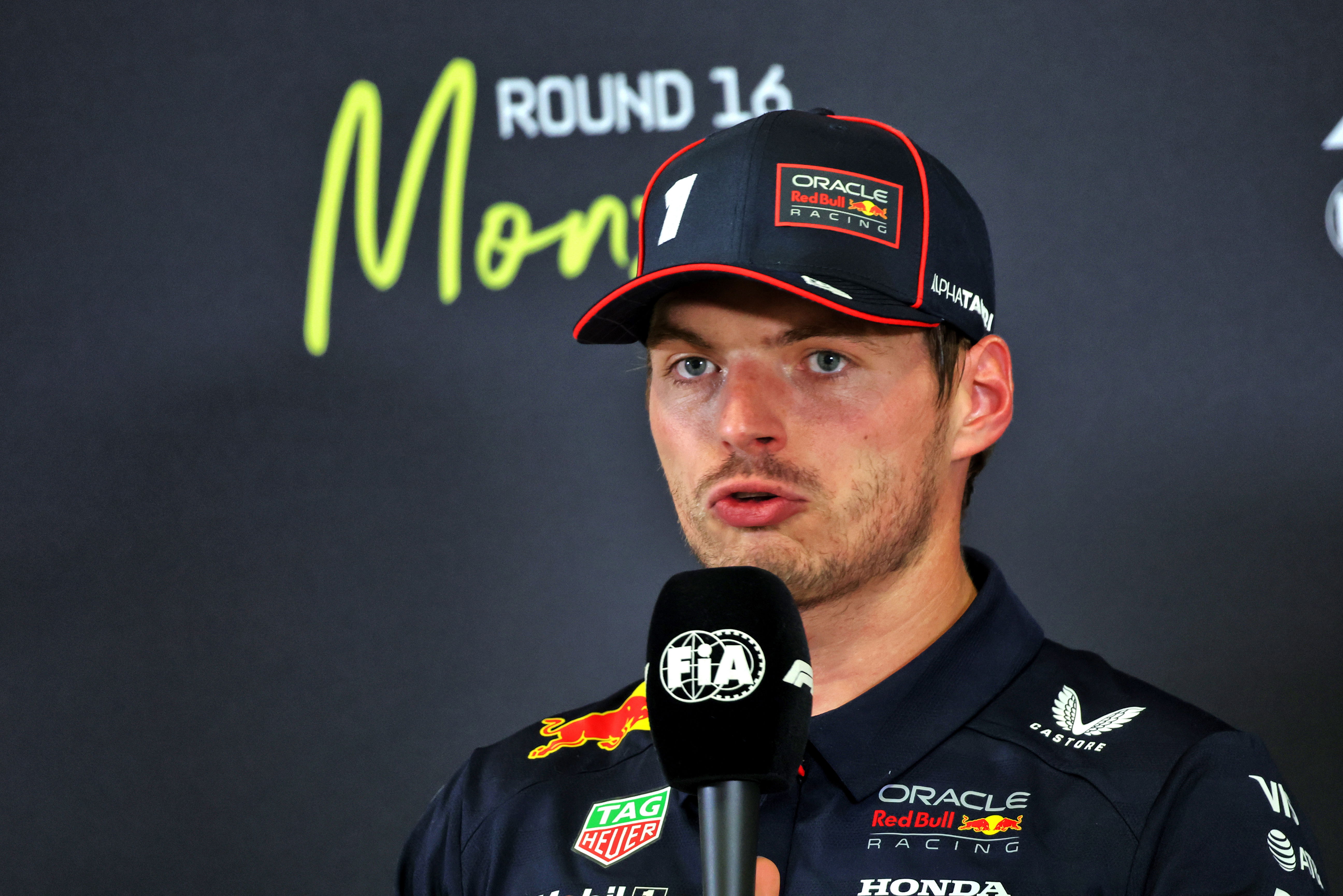 Verstappen Monza Q Presser