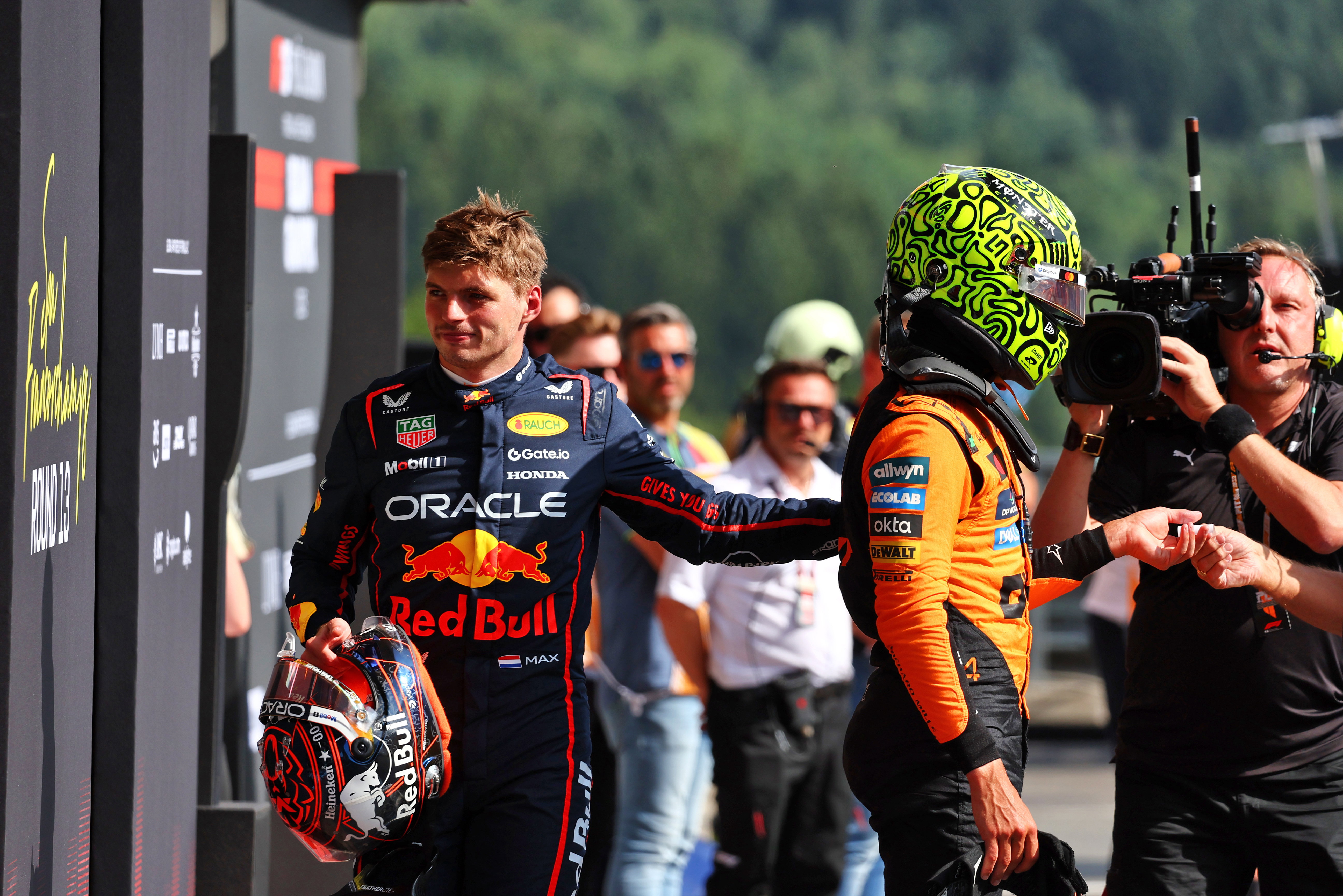 Verstappen Norris Belgium