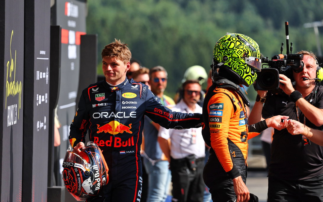 Verstappen Norris Belgium