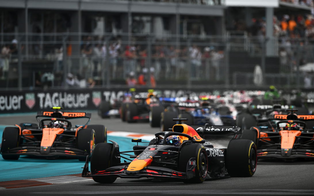 Verstappen Norris Miami opening