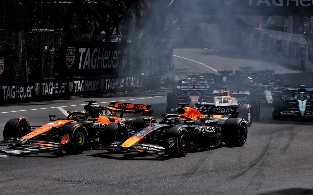 Verstappen Piastri Monaco