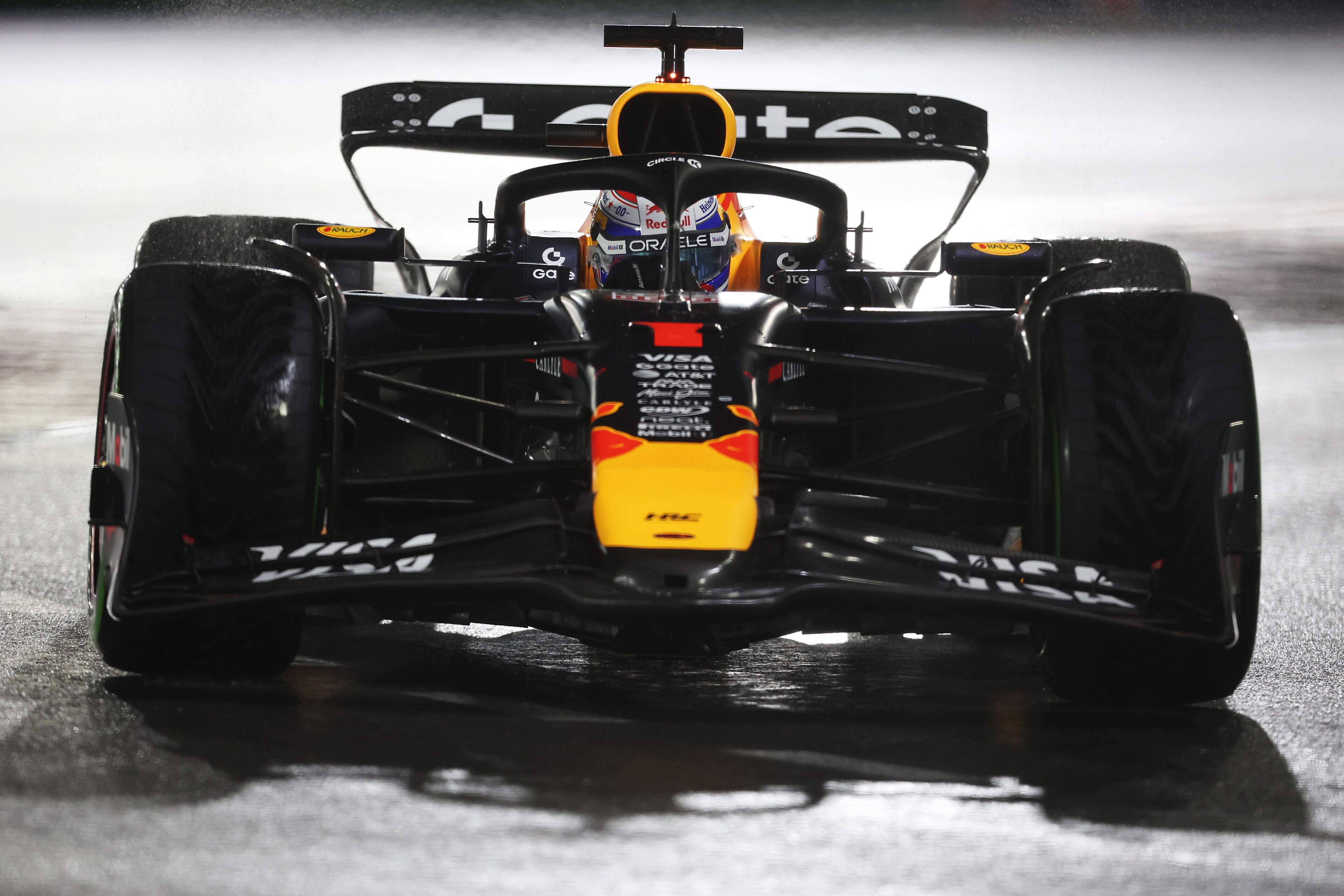 Verstappen Q Las Vegas wet