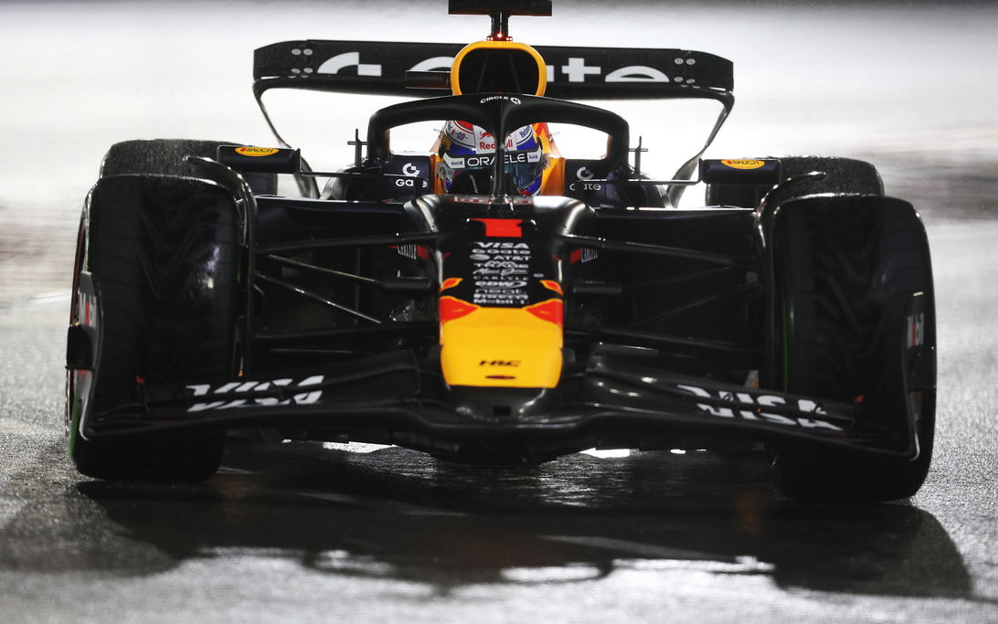 Verstappen Q Las Vegas wet