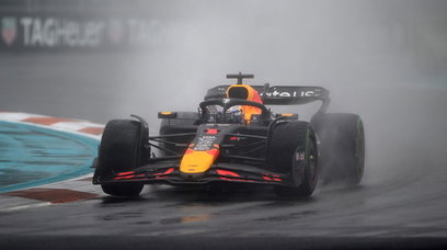 Verstappen Sprint Miami wet