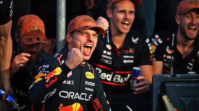 Verstappen celebrating win Austin