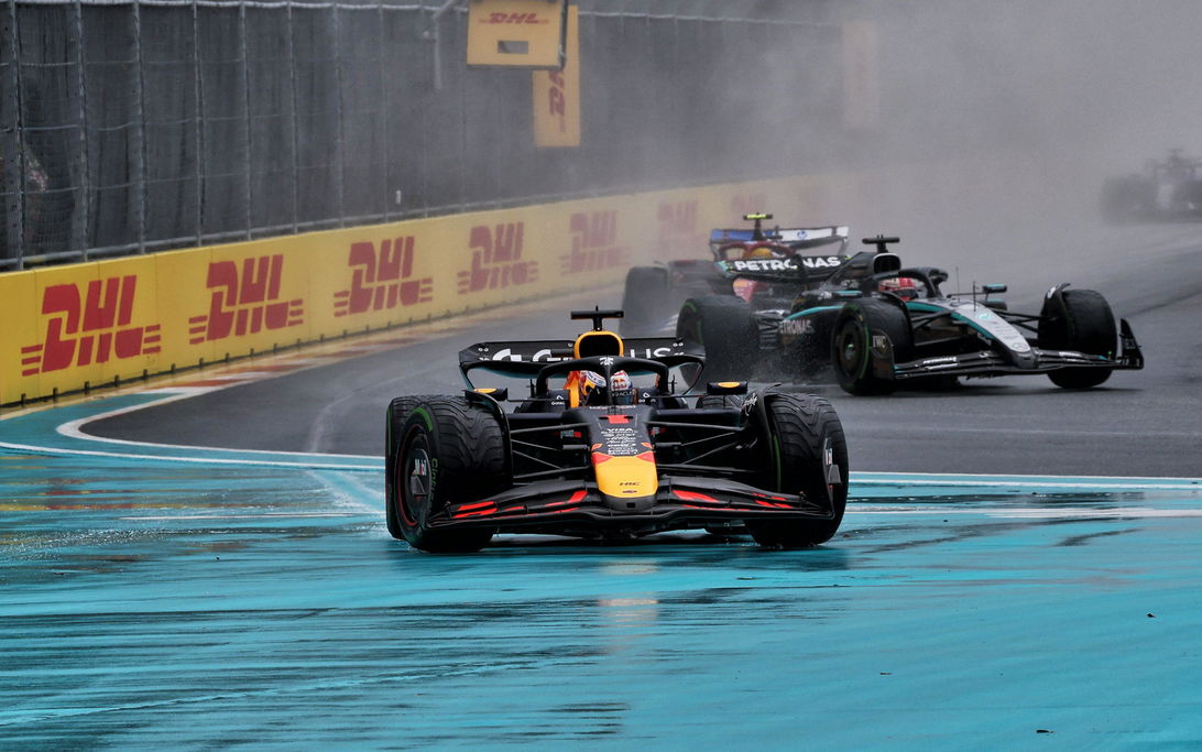 Verstappen moment wet Sprint Miami