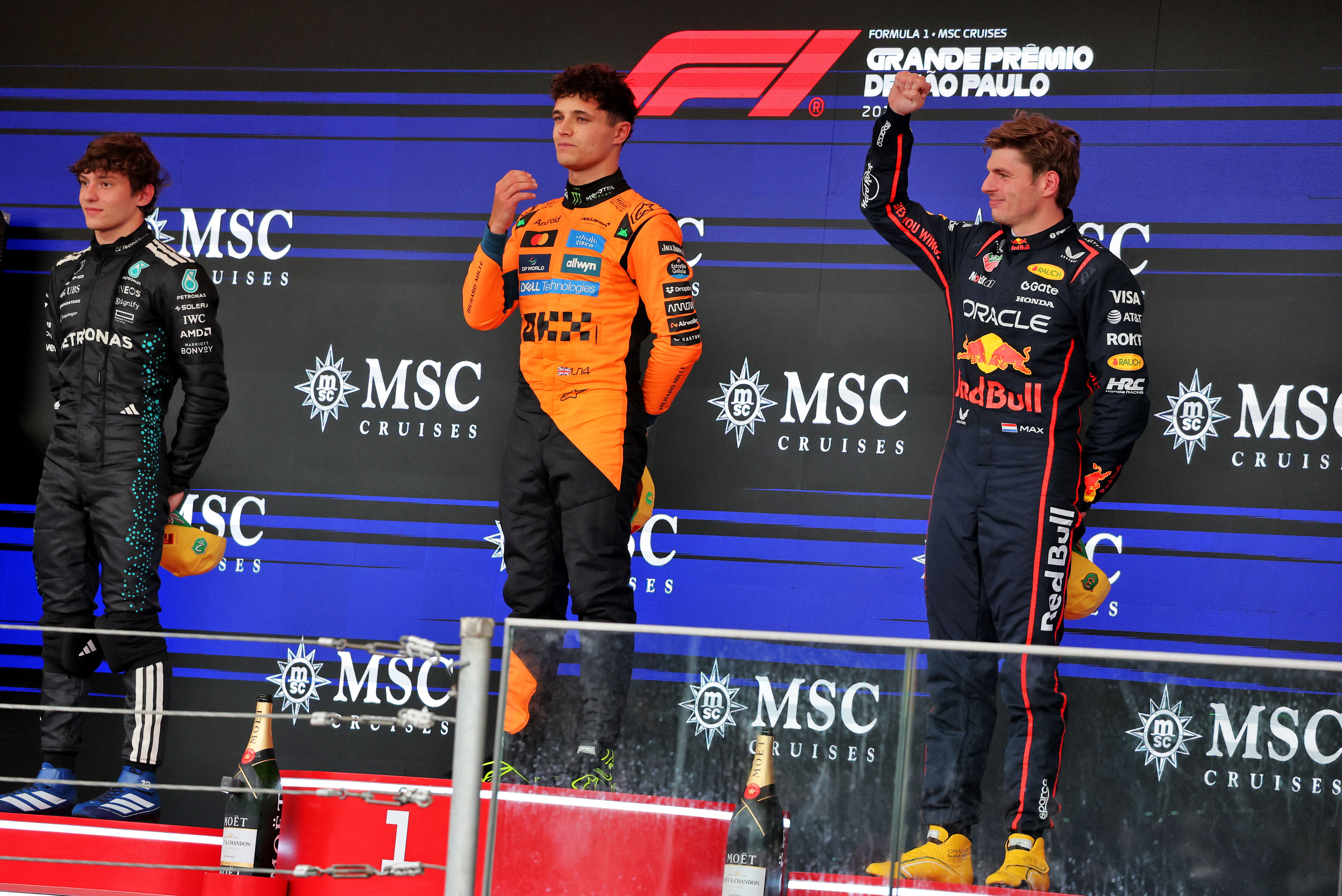 Verstappen podium Interlagos