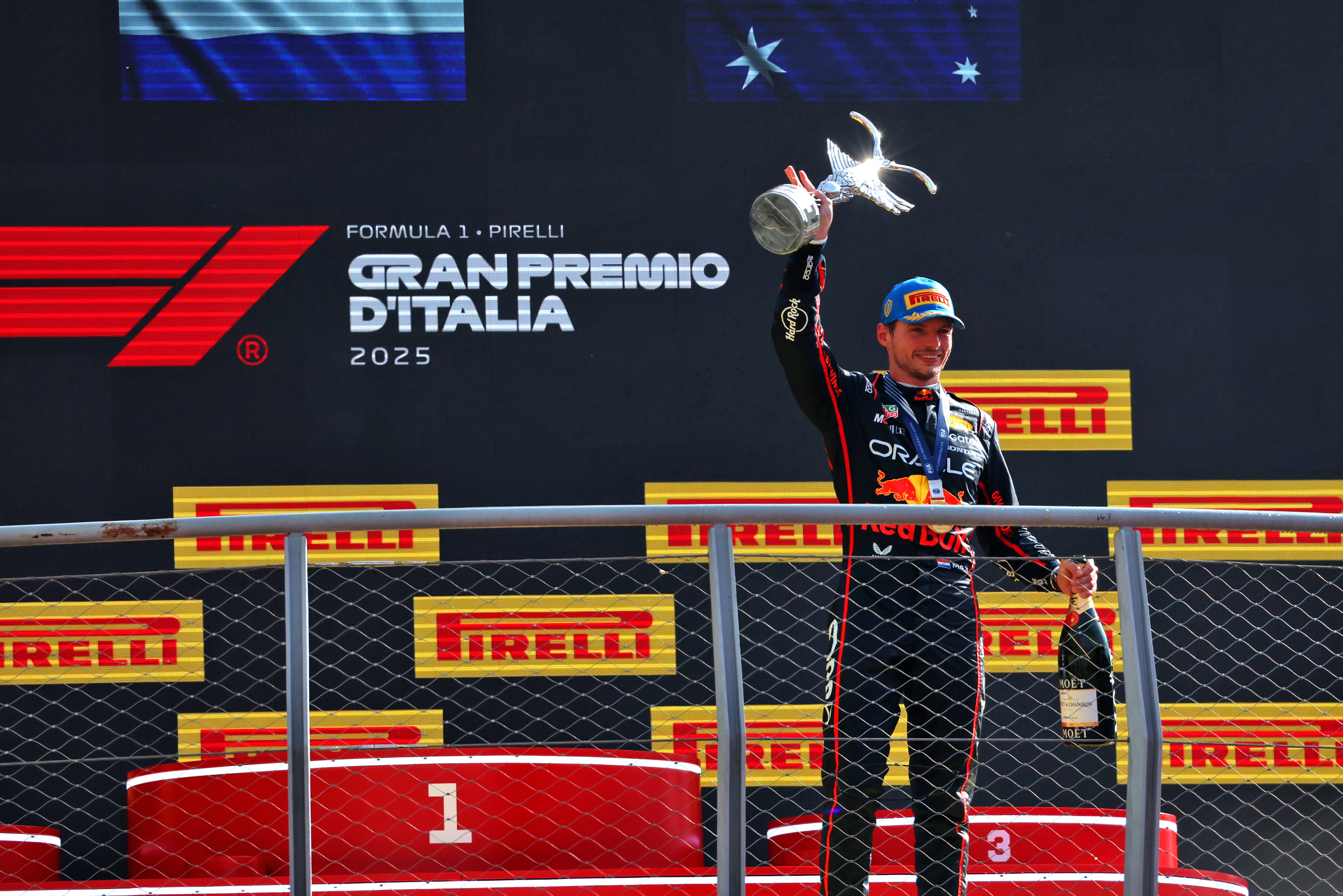 Verstappen podium Monza