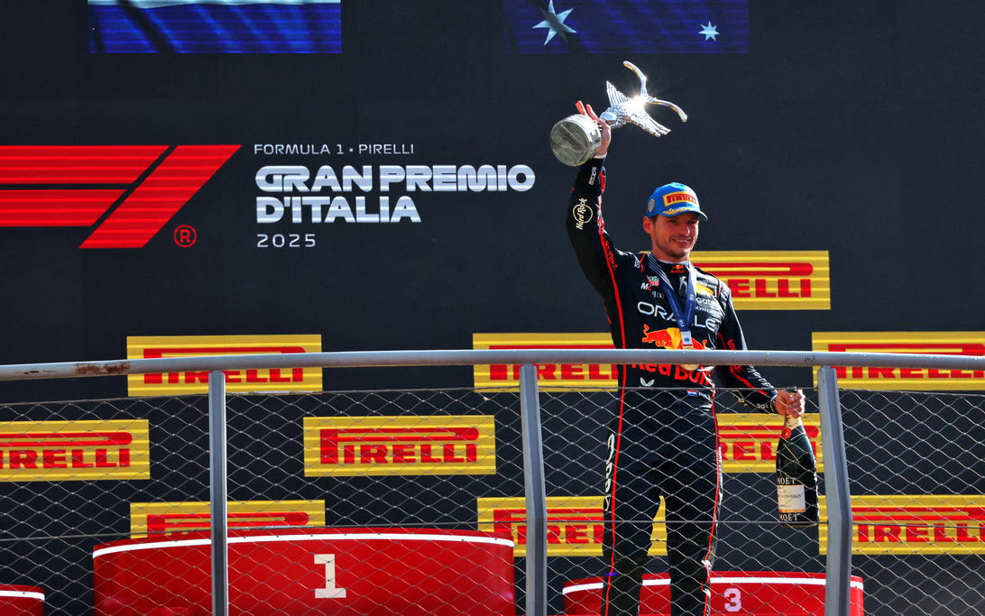 Verstappen podium Monza