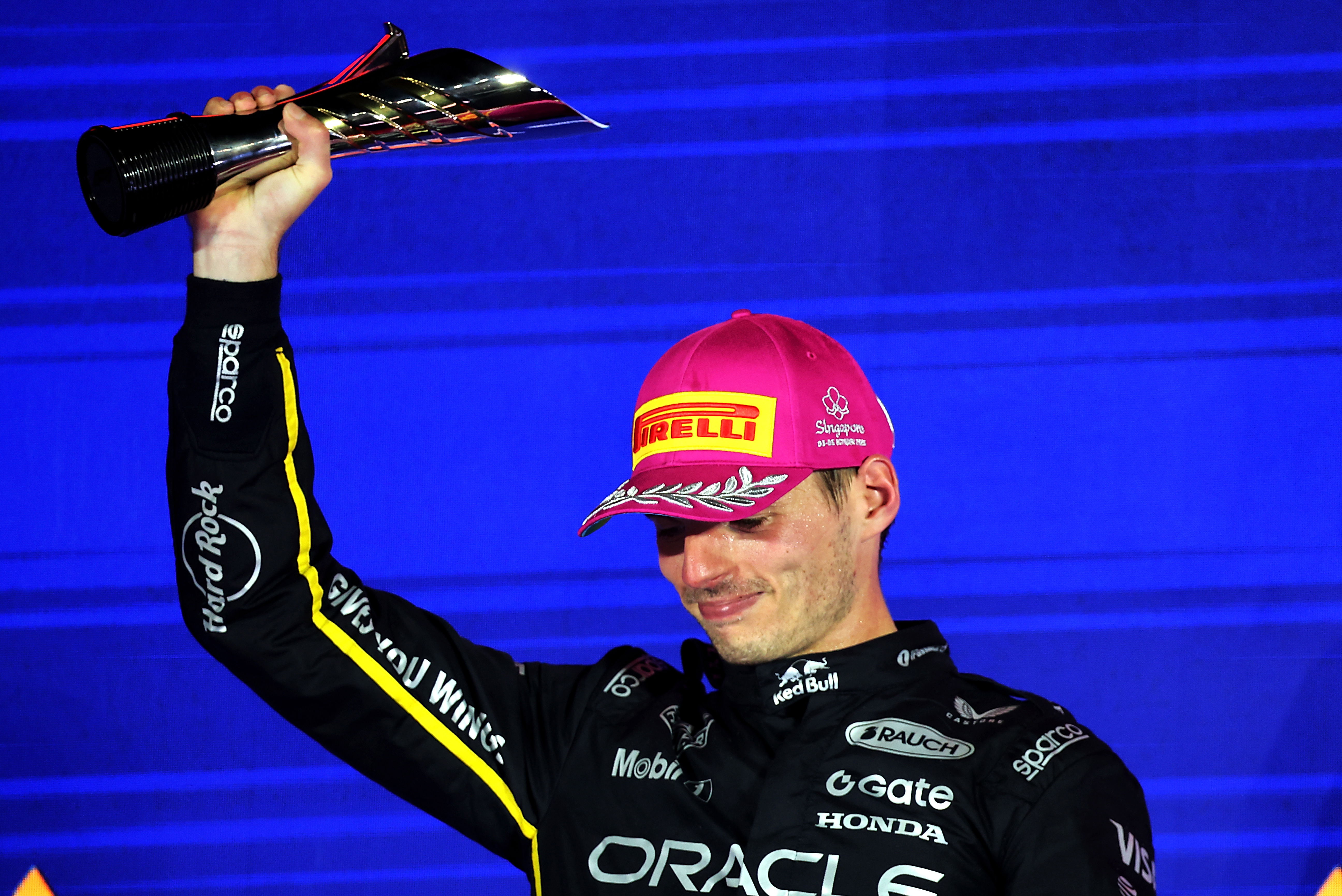 Verstappen podium Sin