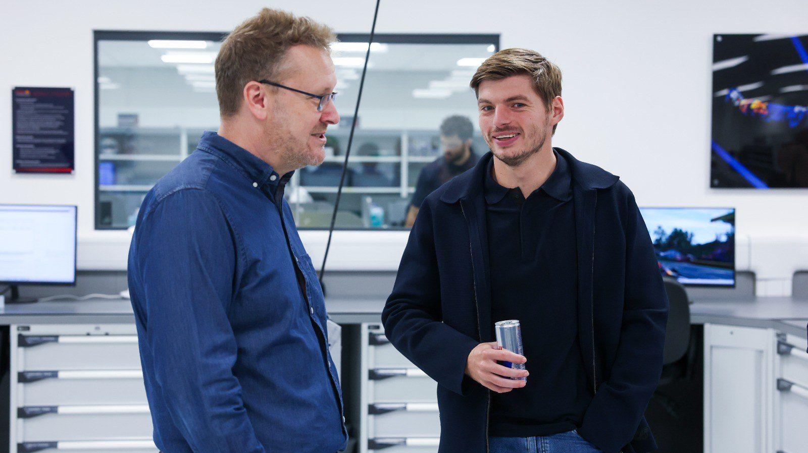 Verstappen visit Red Bull Technology Campus