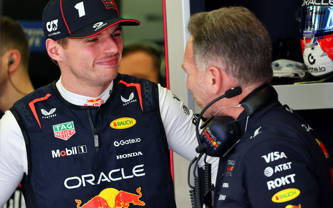 Verstappen Horner Bahrain