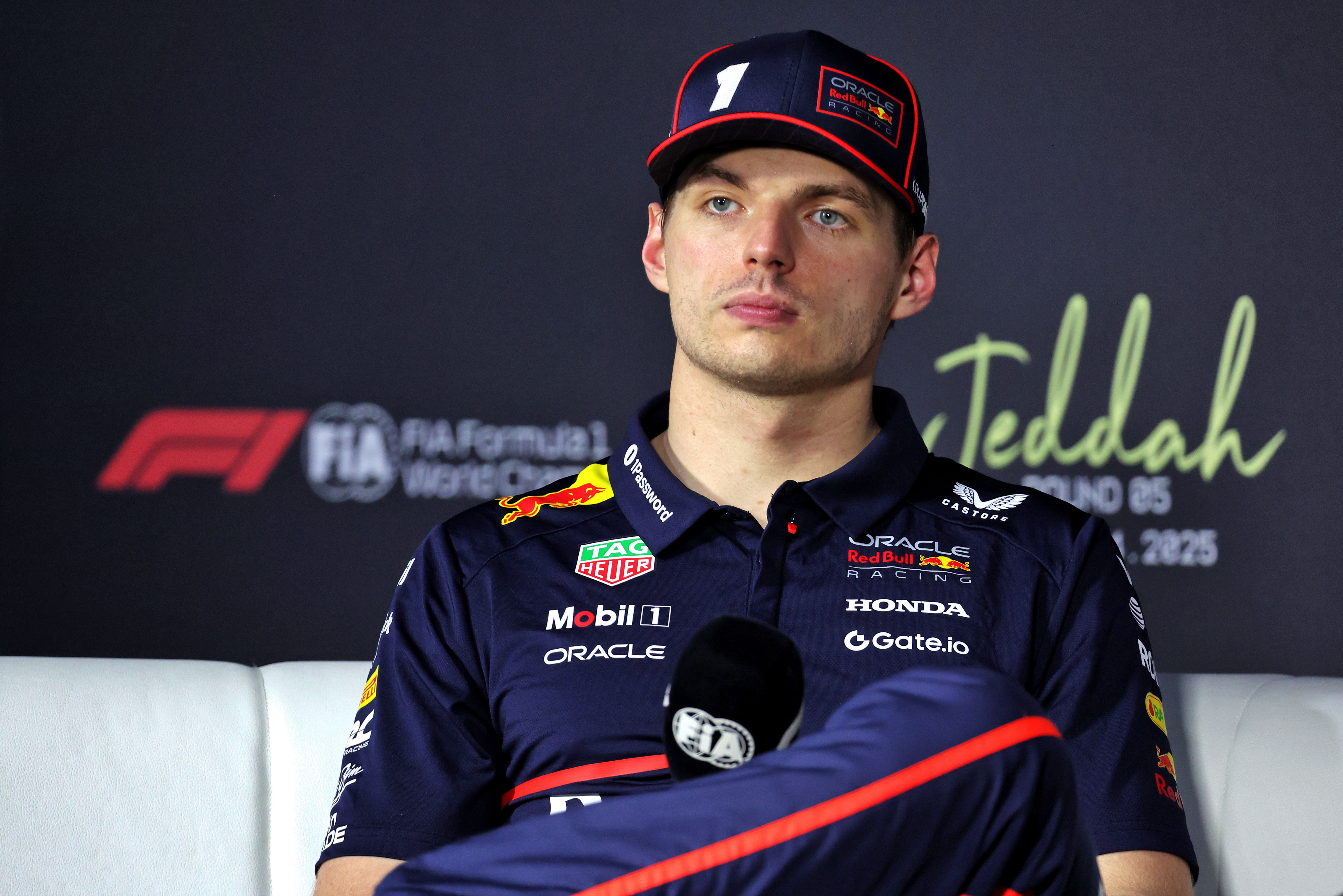 Verstappen Jeddah press
