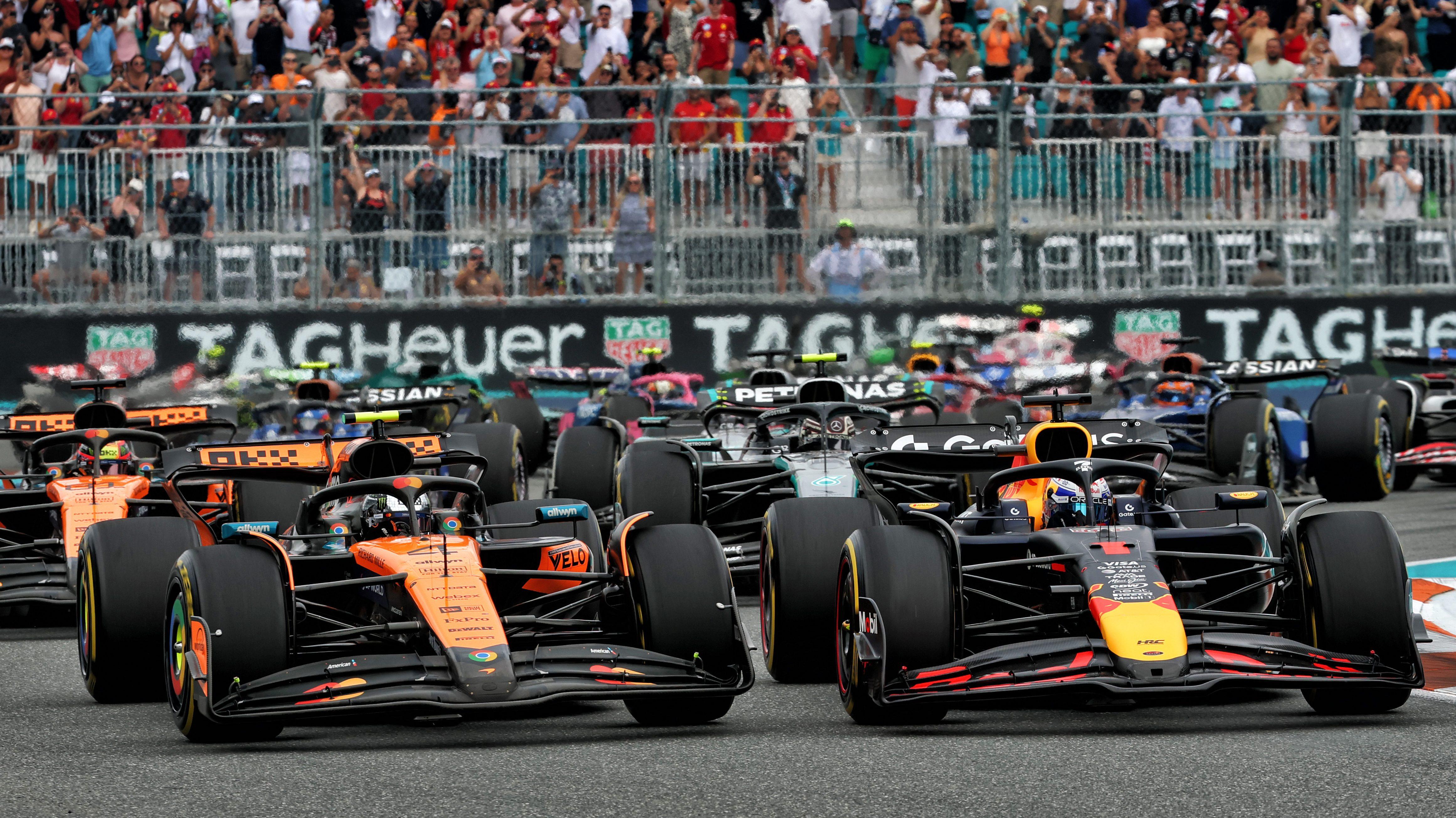 Verstappen Norris Miami