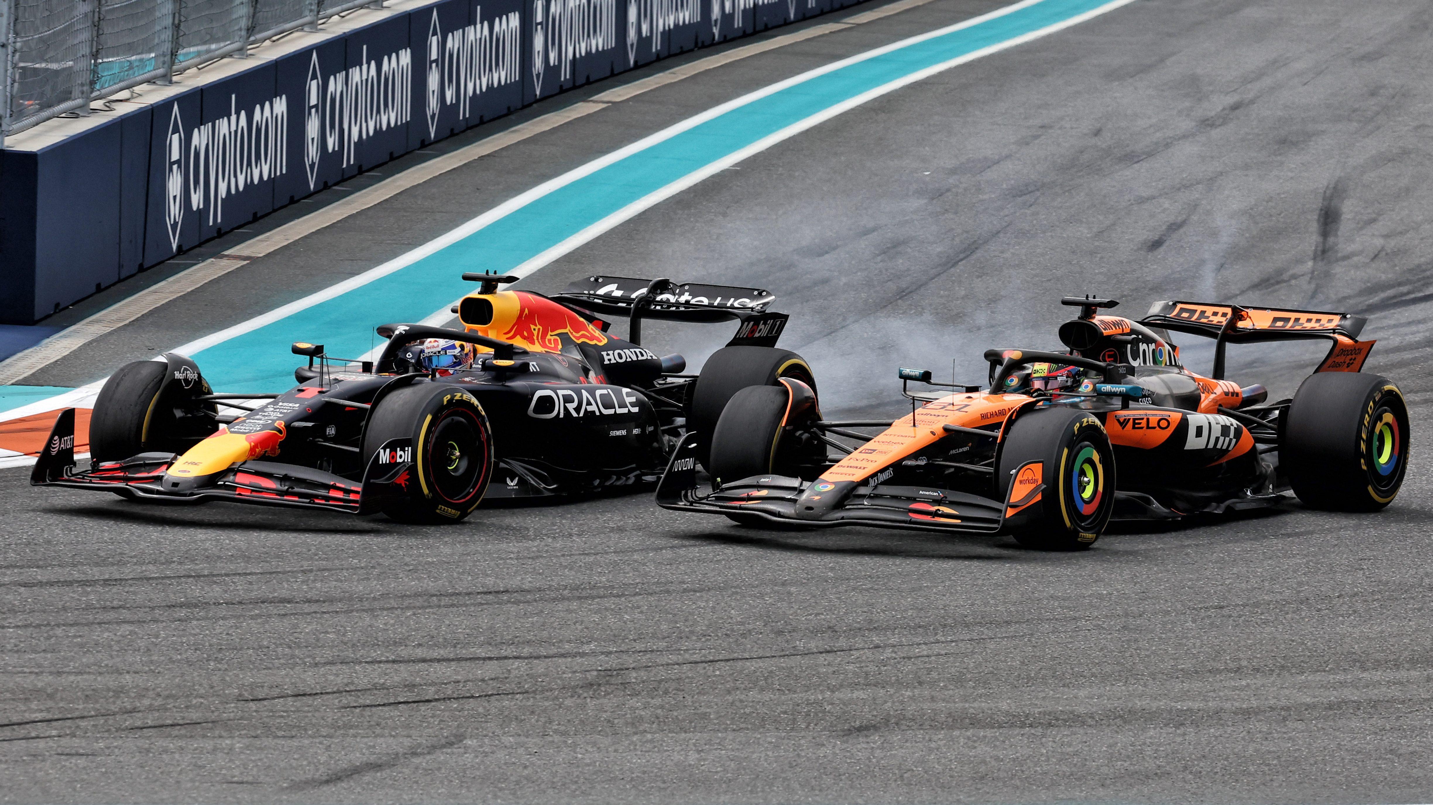 Verstappen Piastri Miami