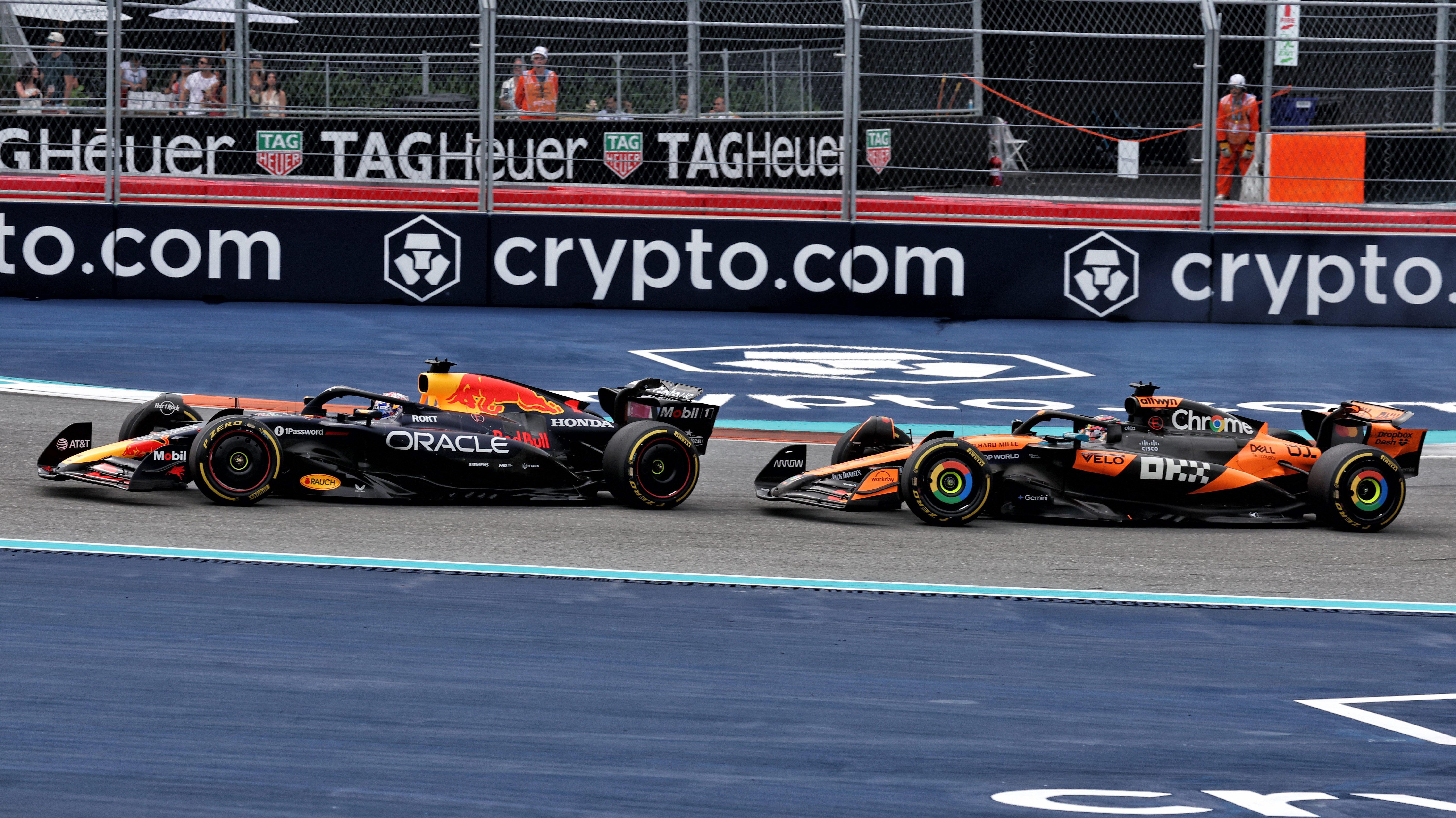 Verstappen Piastri Miami
