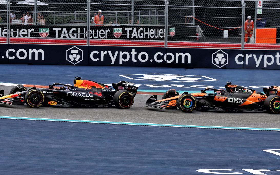 Verstappen Piastri Miami