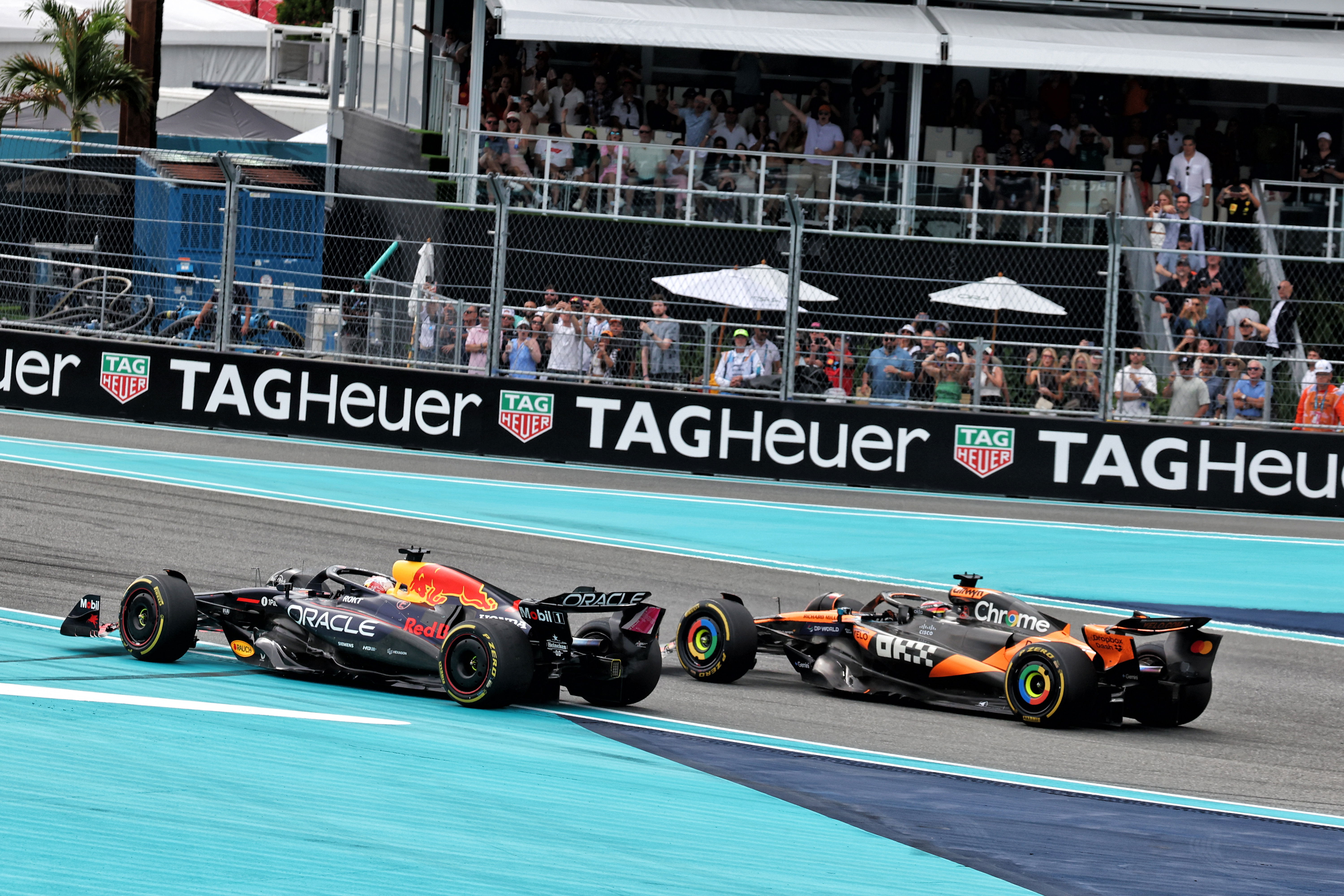 Verstappen Piastri Miami