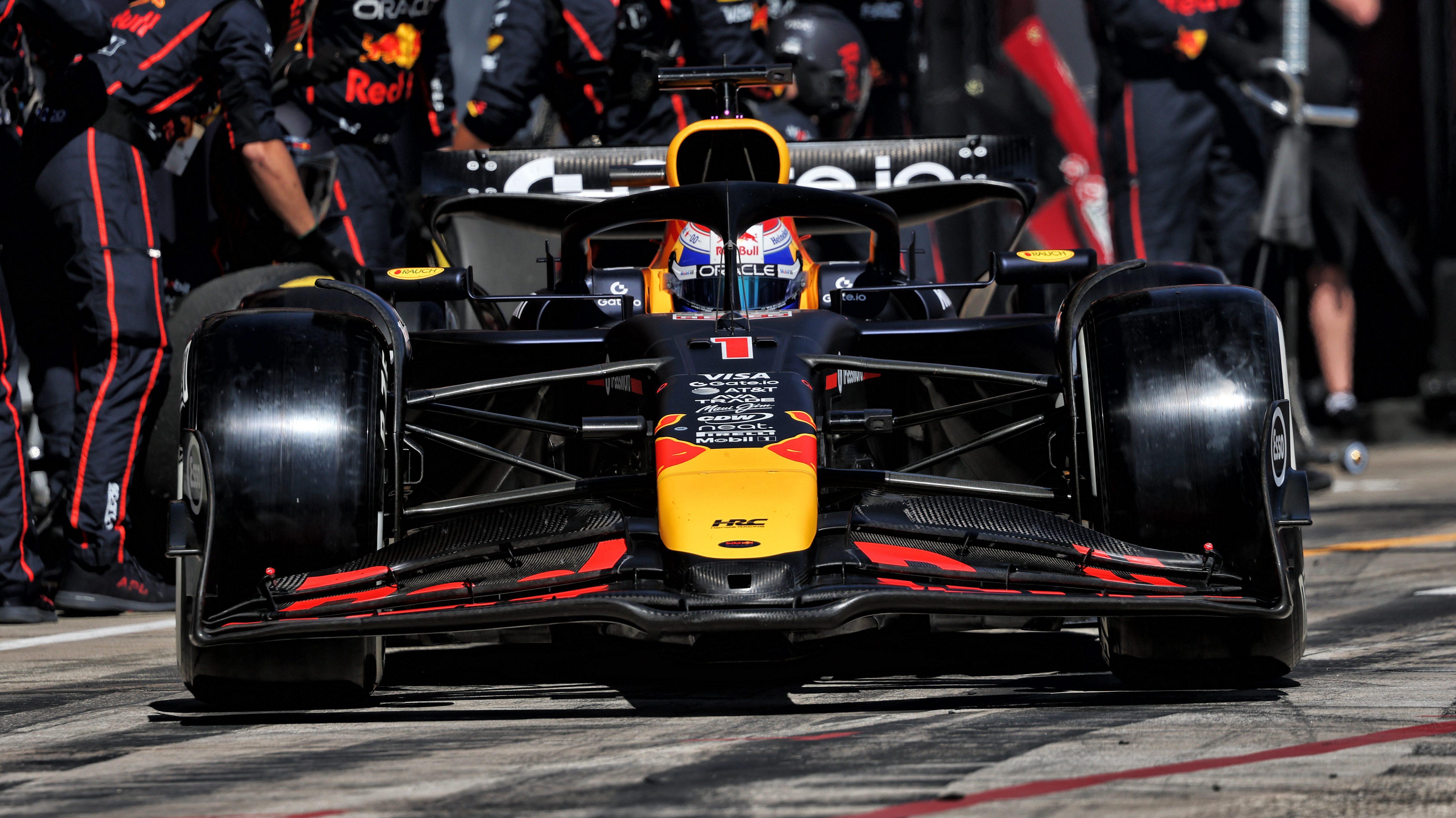 Verstappen pitstop Imola