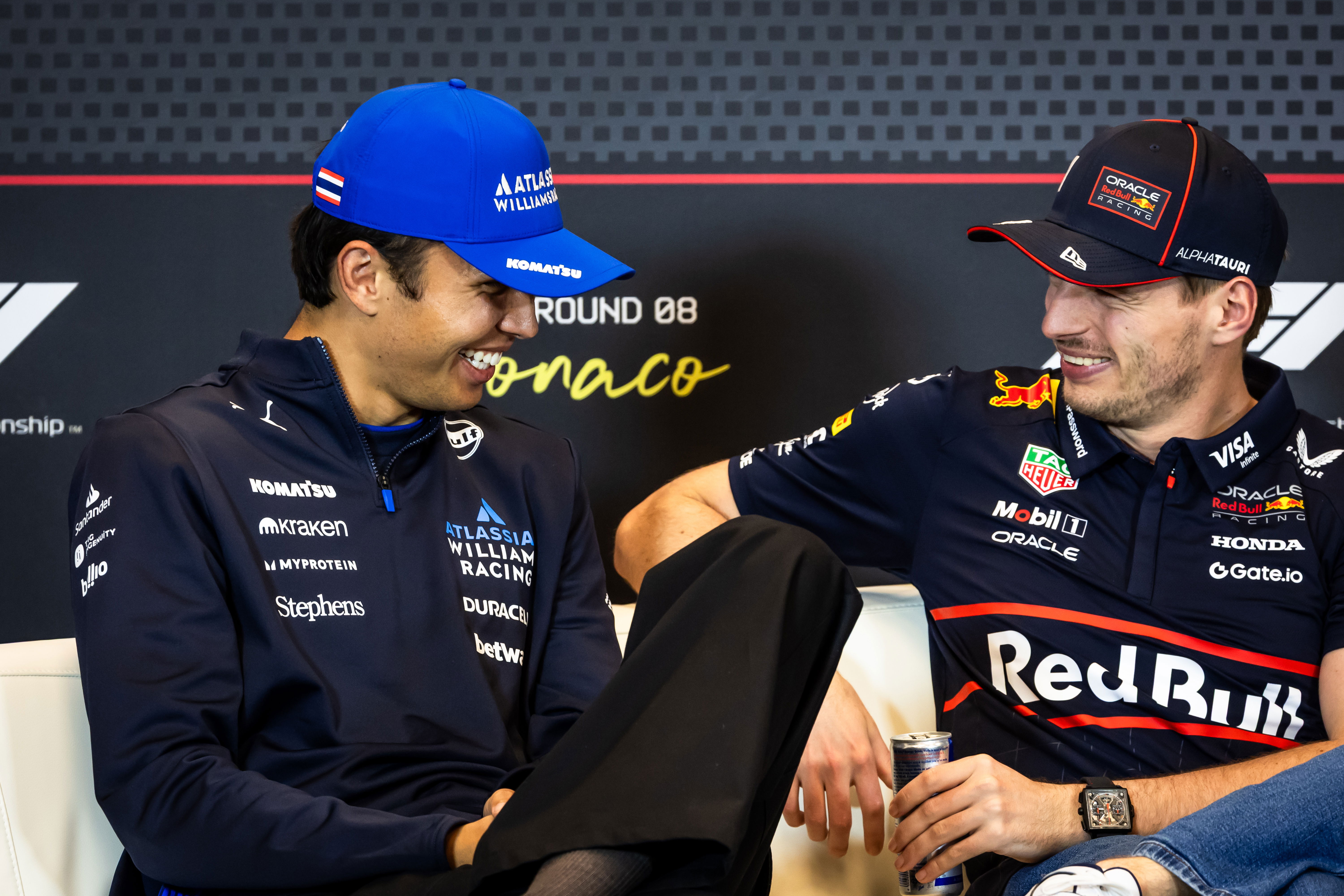 Verstappen Albon presser Monaco