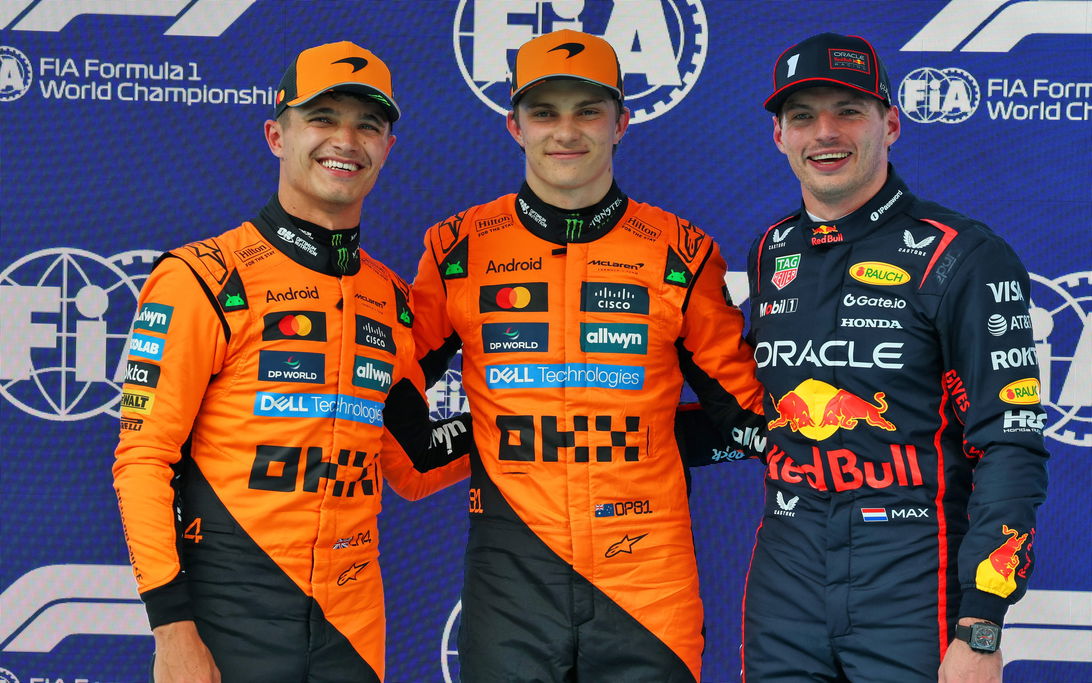 Verstappen Piastri Norris Top Three Qualifying Spain