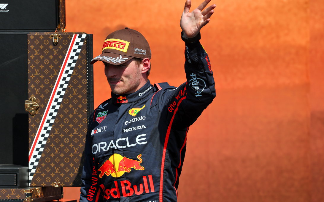 Verstappen Canada podium