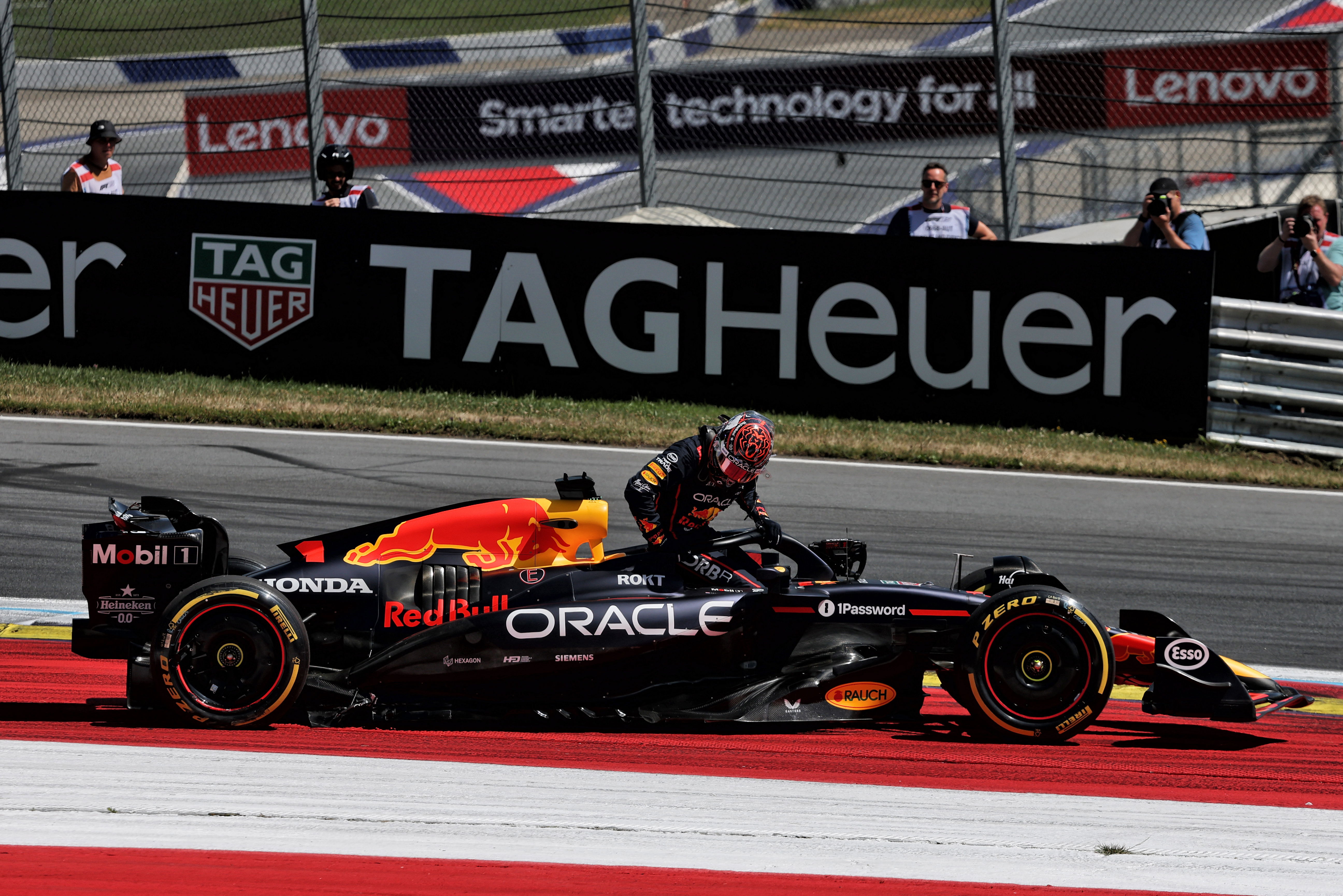 Verstappen Austria race crash