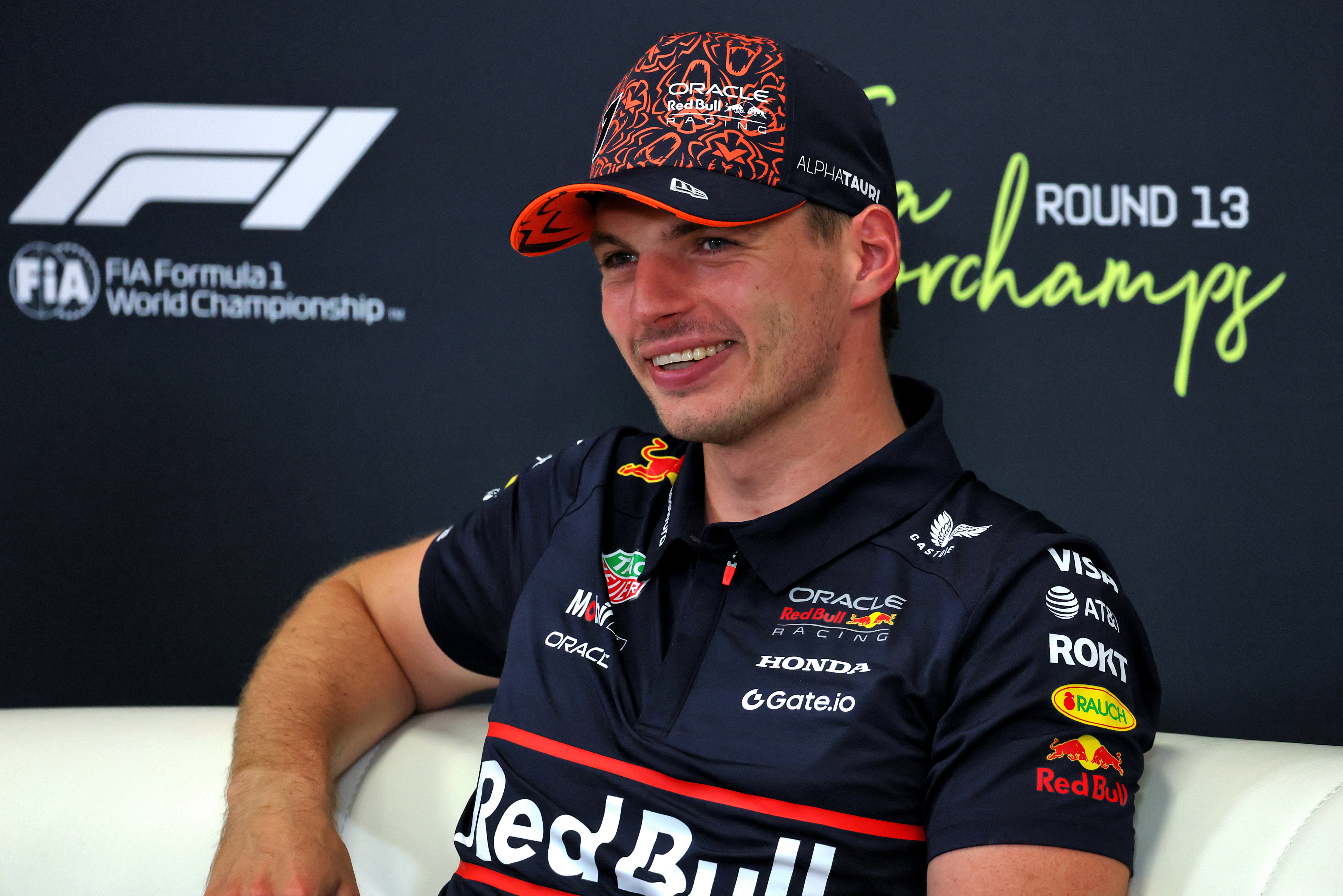 Verstappen Belgium sprint top three presser