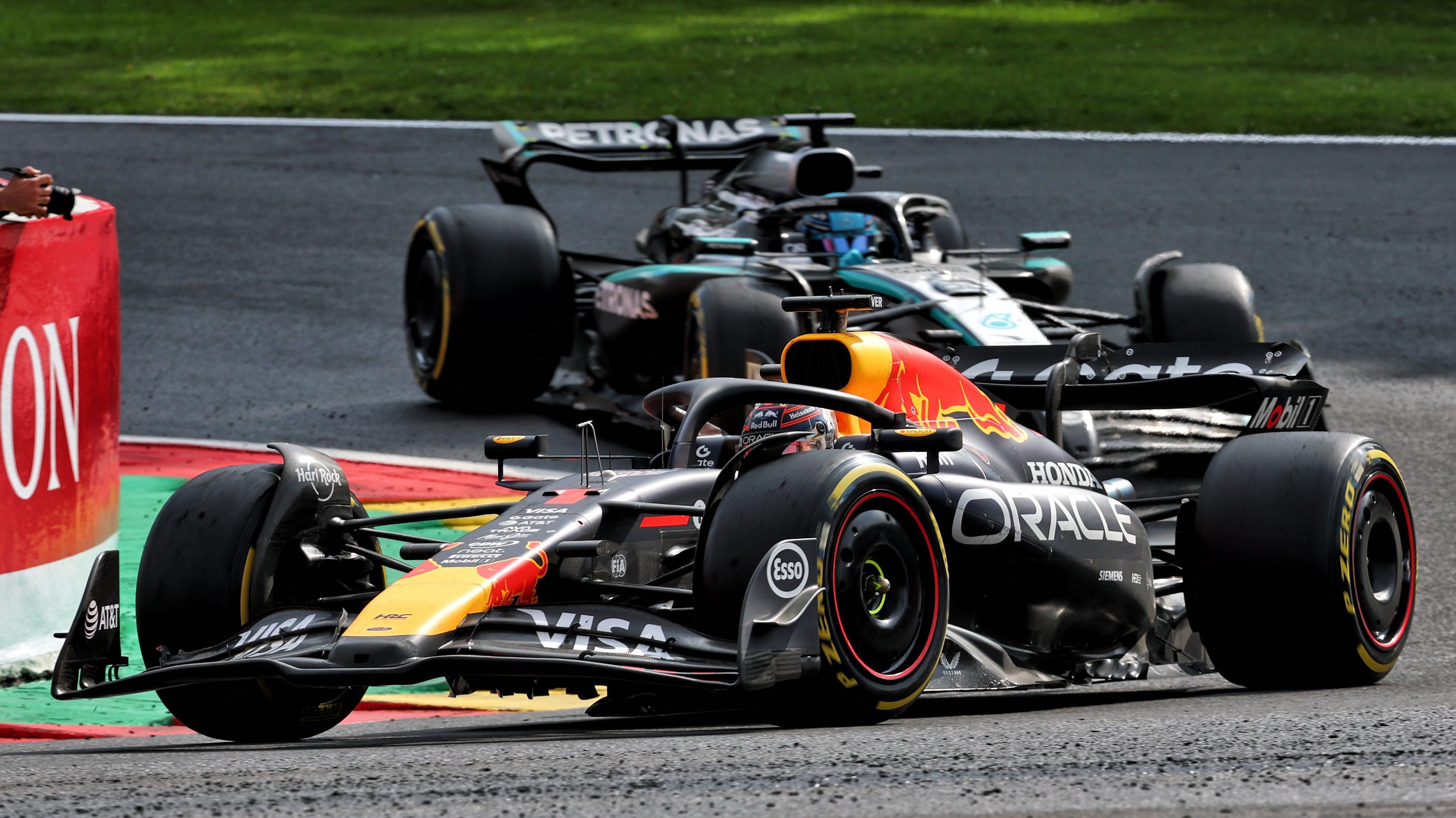 Verstappen race Belgium dry