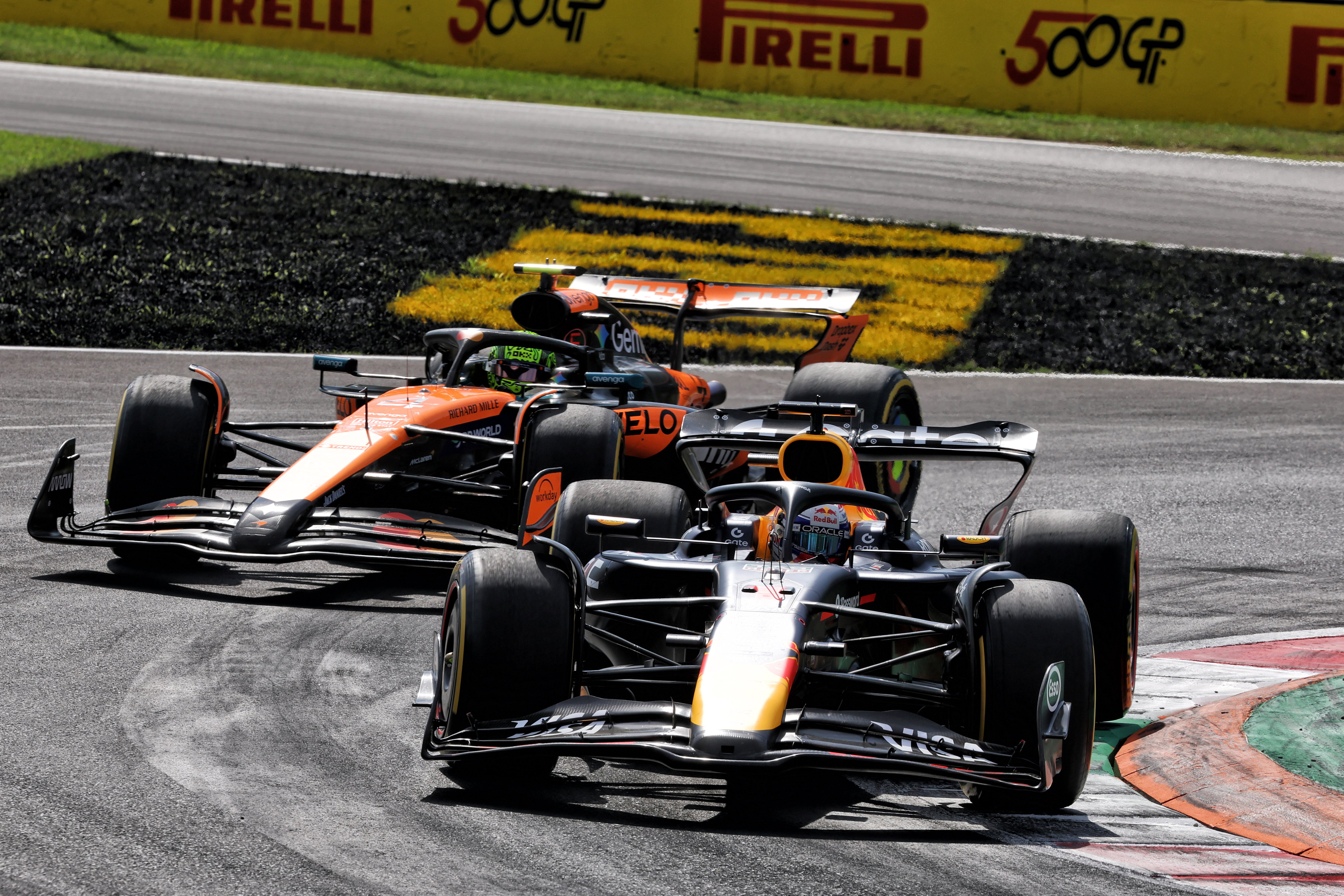 Verstappen Norris Monza race