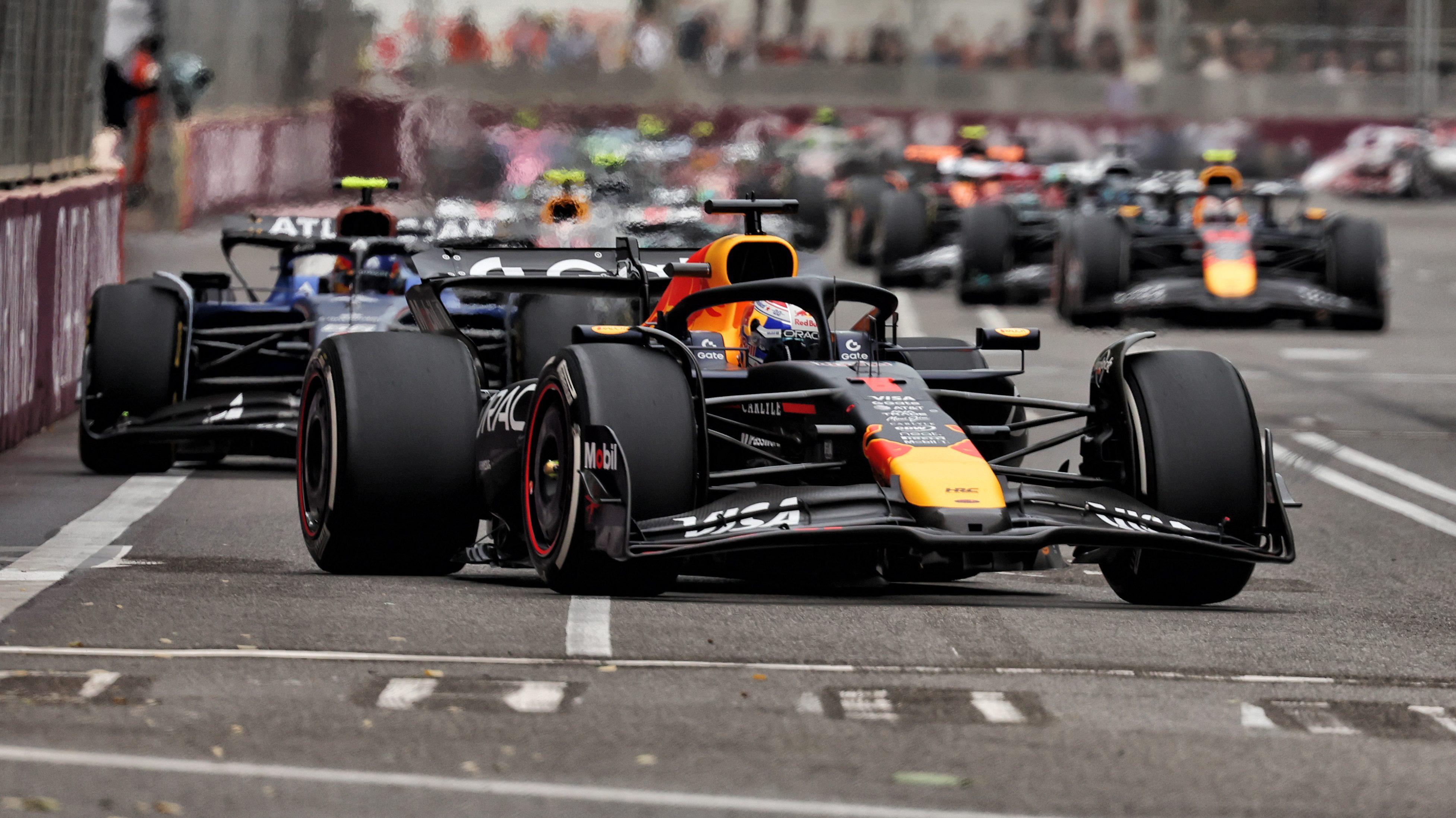 Verstappen Baku race