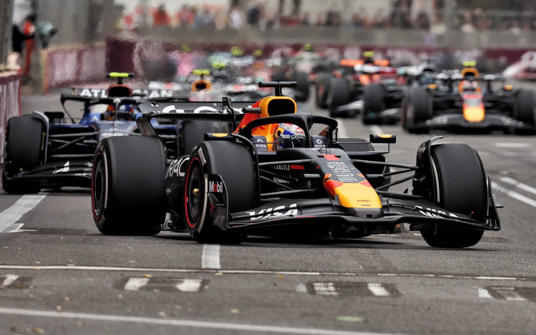 Verstappen Baku race