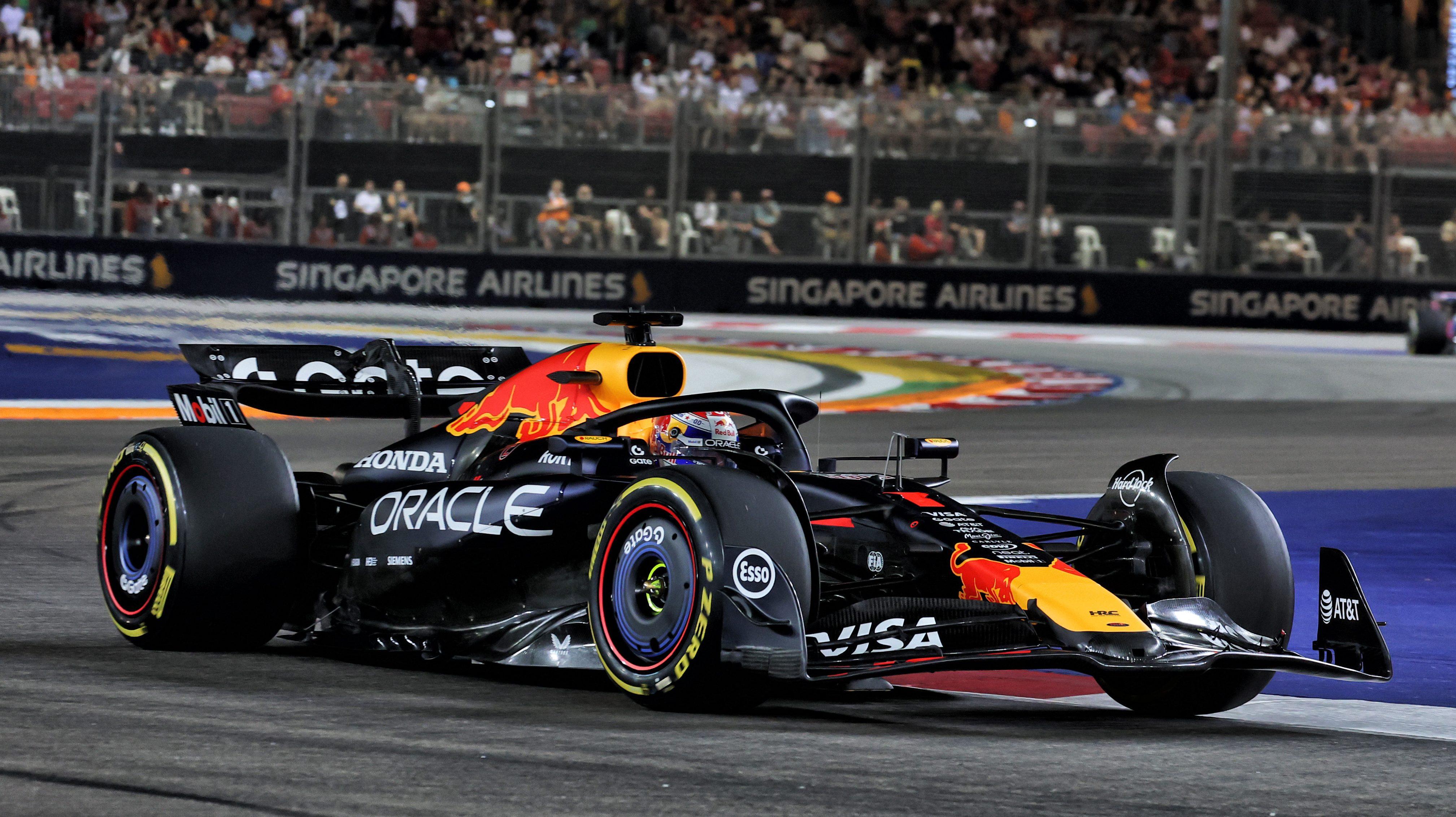 Verstappen FP2 Singapore