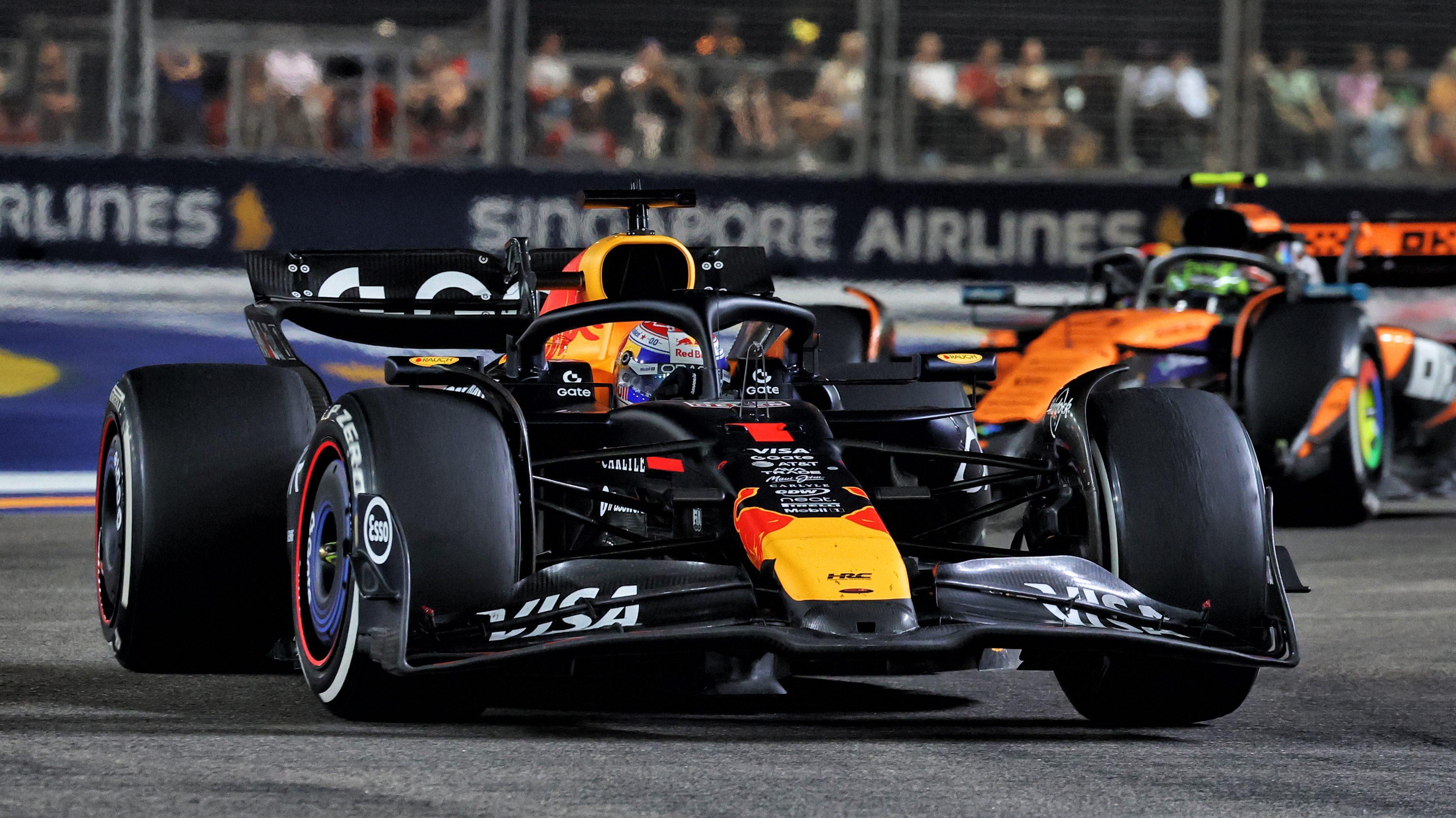 Verstappen Norris Singapore
