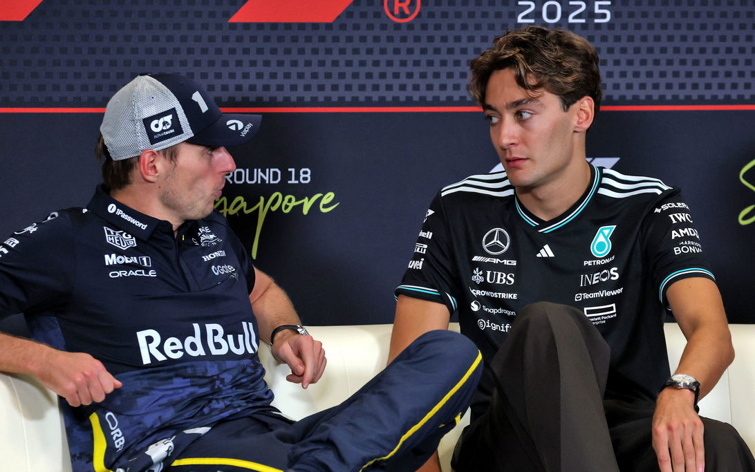 Verstappen Russell Singapore