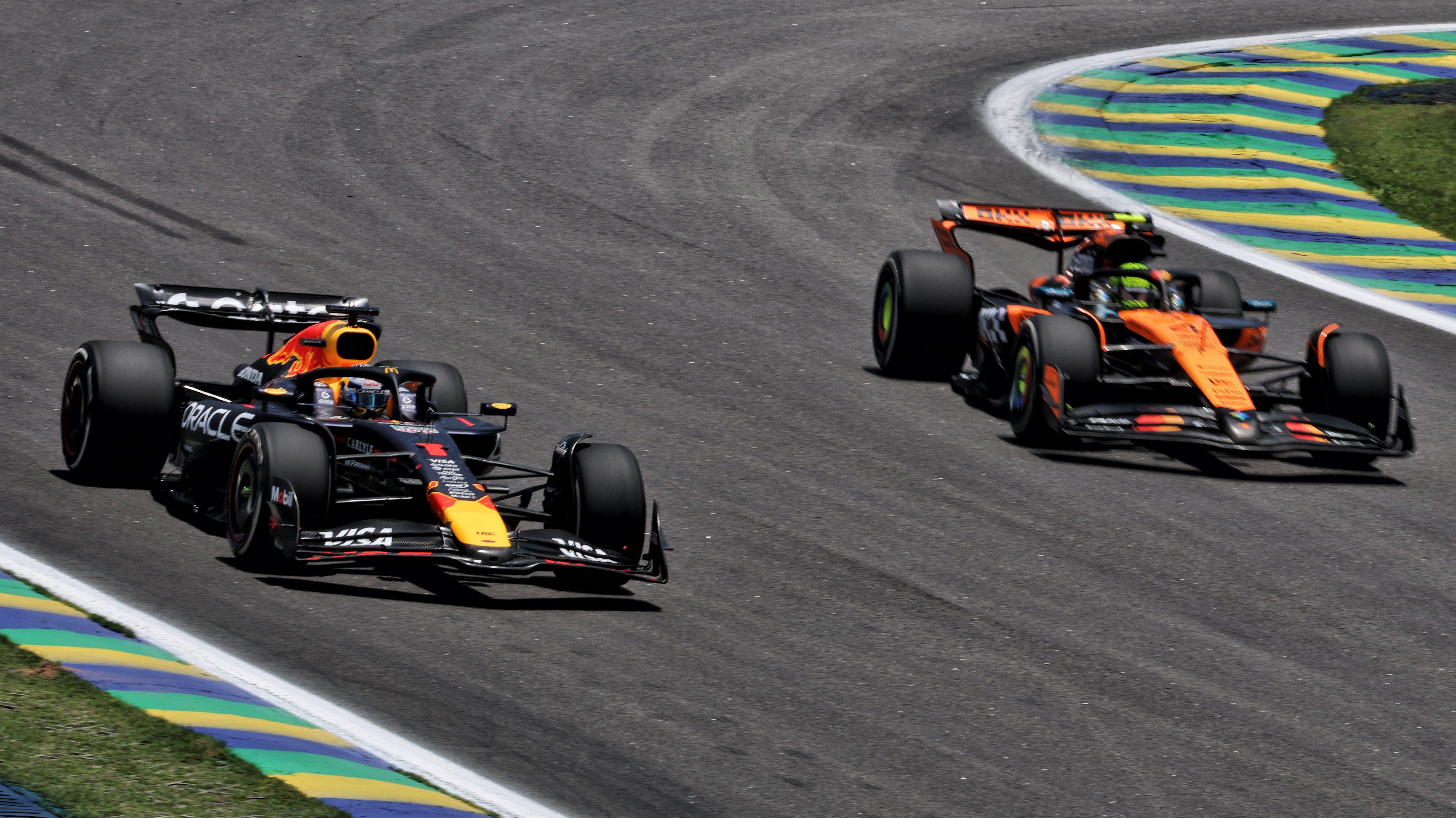Verstappen Norris Brazil