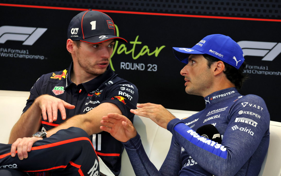 Verstappen Sainz Qatar