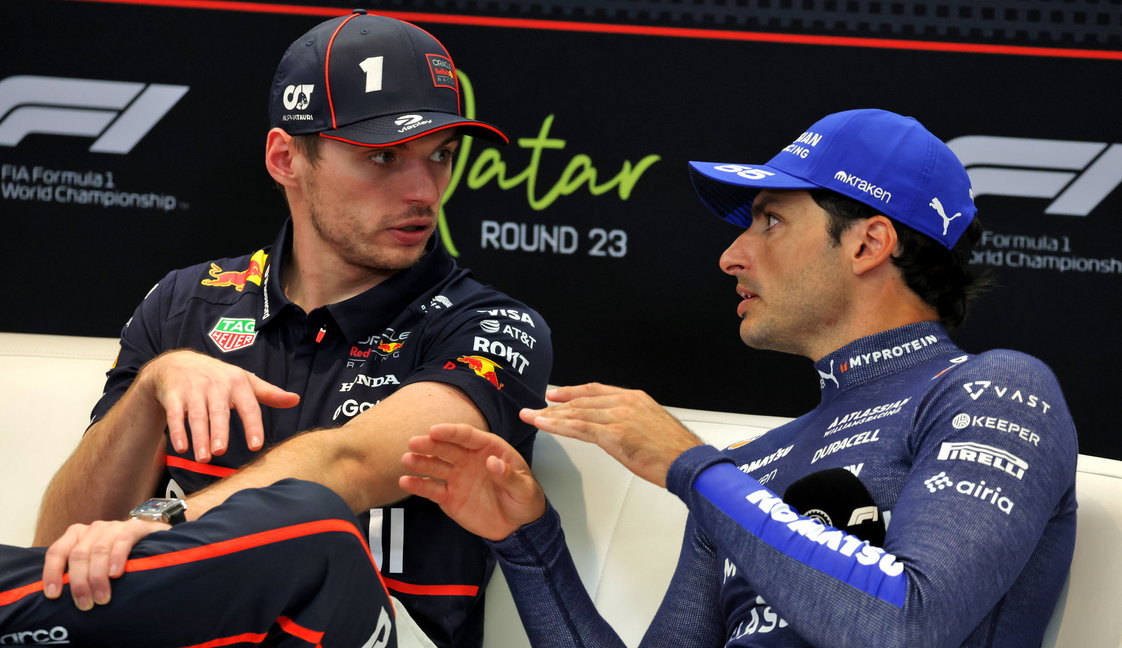 Verstappen Sainz Qatar